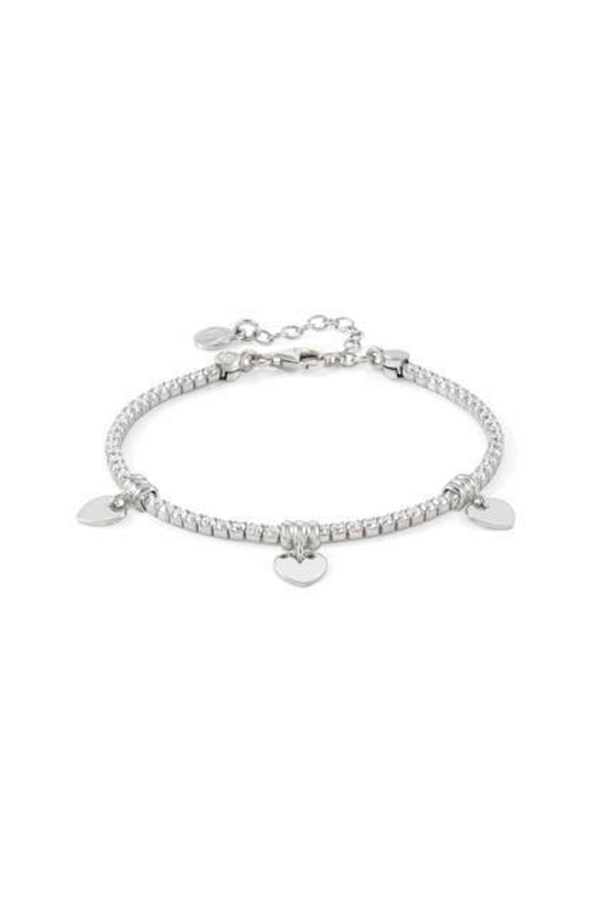 NOMİNATİON Chıc&charm Bracelet In 925 Silver And Cubic Zirconia (001_silver Heart)
