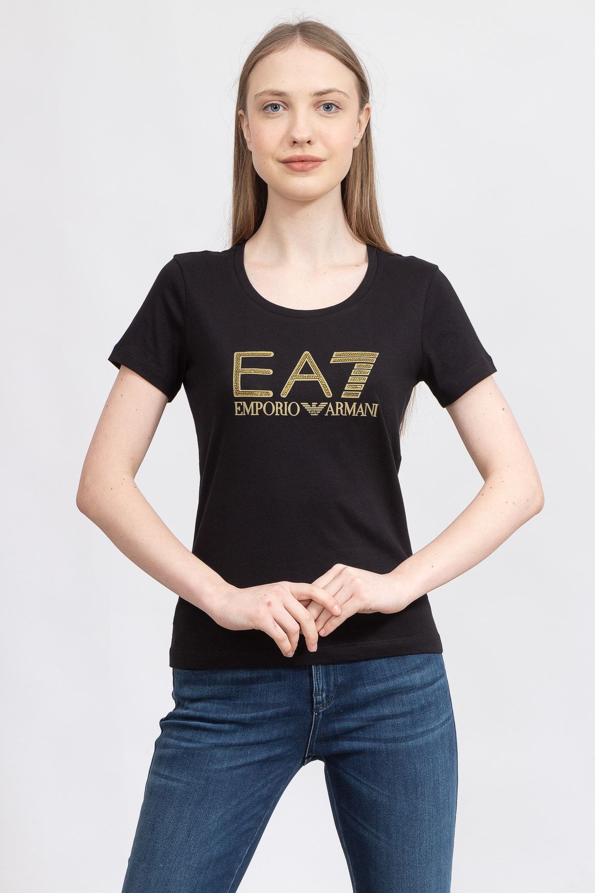 EA7 Kadın Bisiklet Yaka T-shirt6ltt38tjfjz