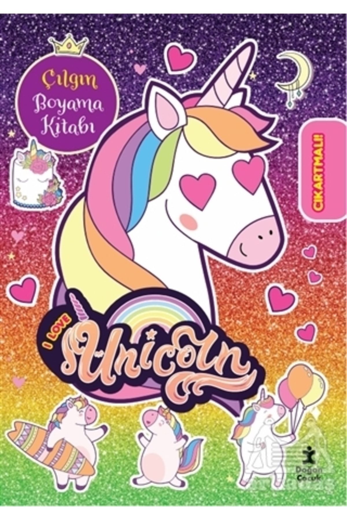 Doğan Egmont Yayıncılık I Love Unicorn - Çılgın Boyama Kitabı