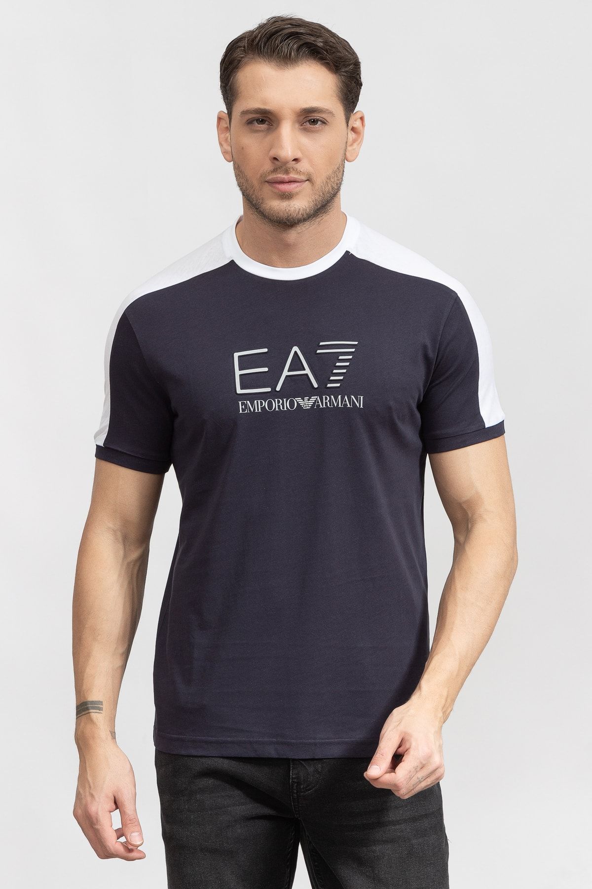 EA7 Erkek Bisiklet Yaka T-shirt6lpt06pj02z