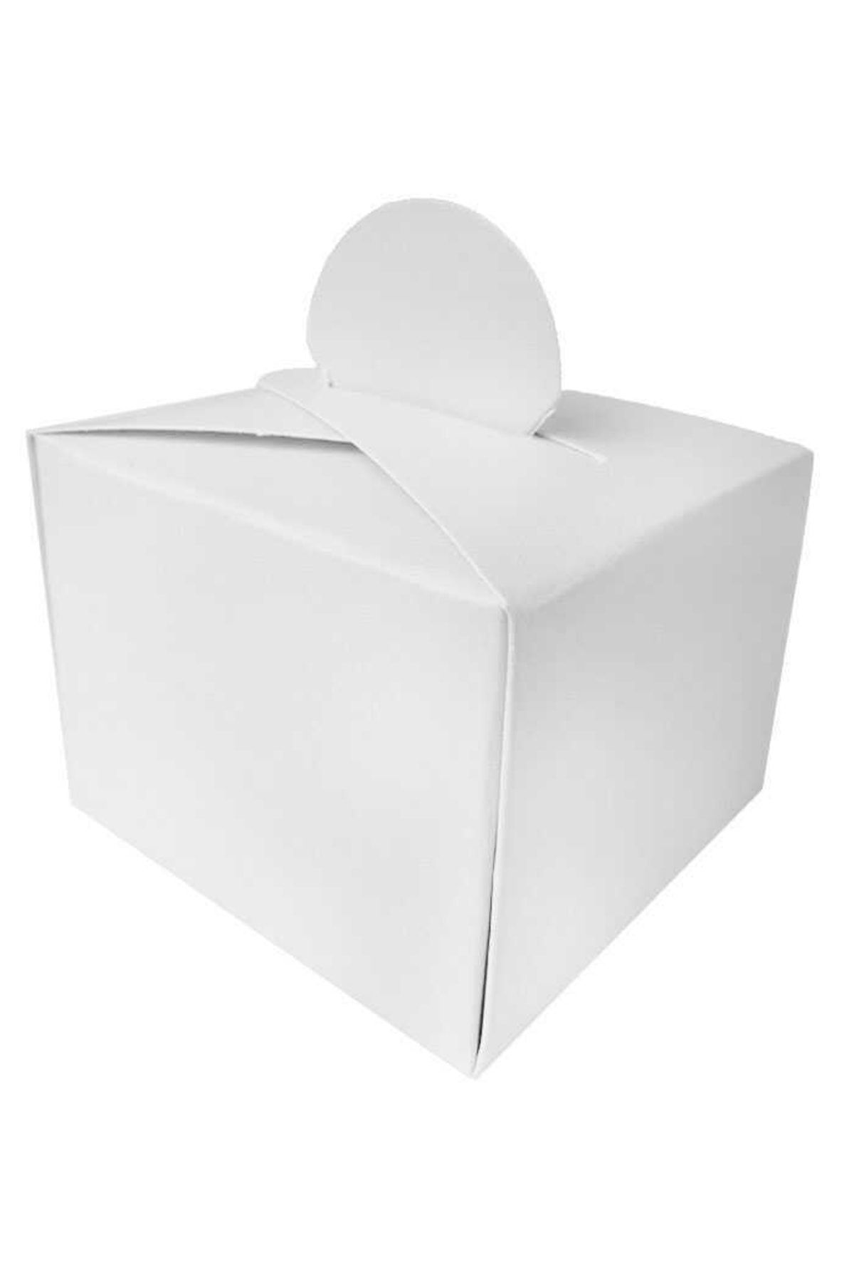 Acar Süs Lokumluk Karton Kutu Beyaz 25 Adet