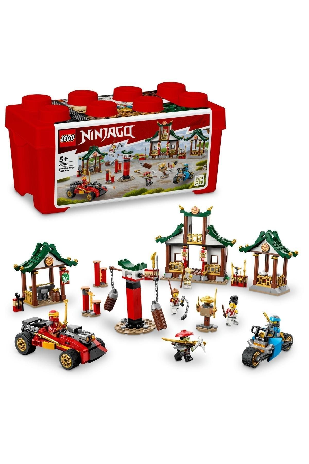 LEGO ® NINJAGO® Yaratıcı Ninja Yapım Parçası Kutusu 71787 - 5 Yaş ve Üzeri için Yapım Seti(530 Parça)