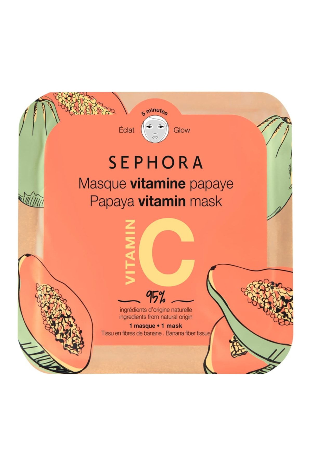 Sephora Vitaminli Yüz Maskesi Vitamin C Kağıt Maske