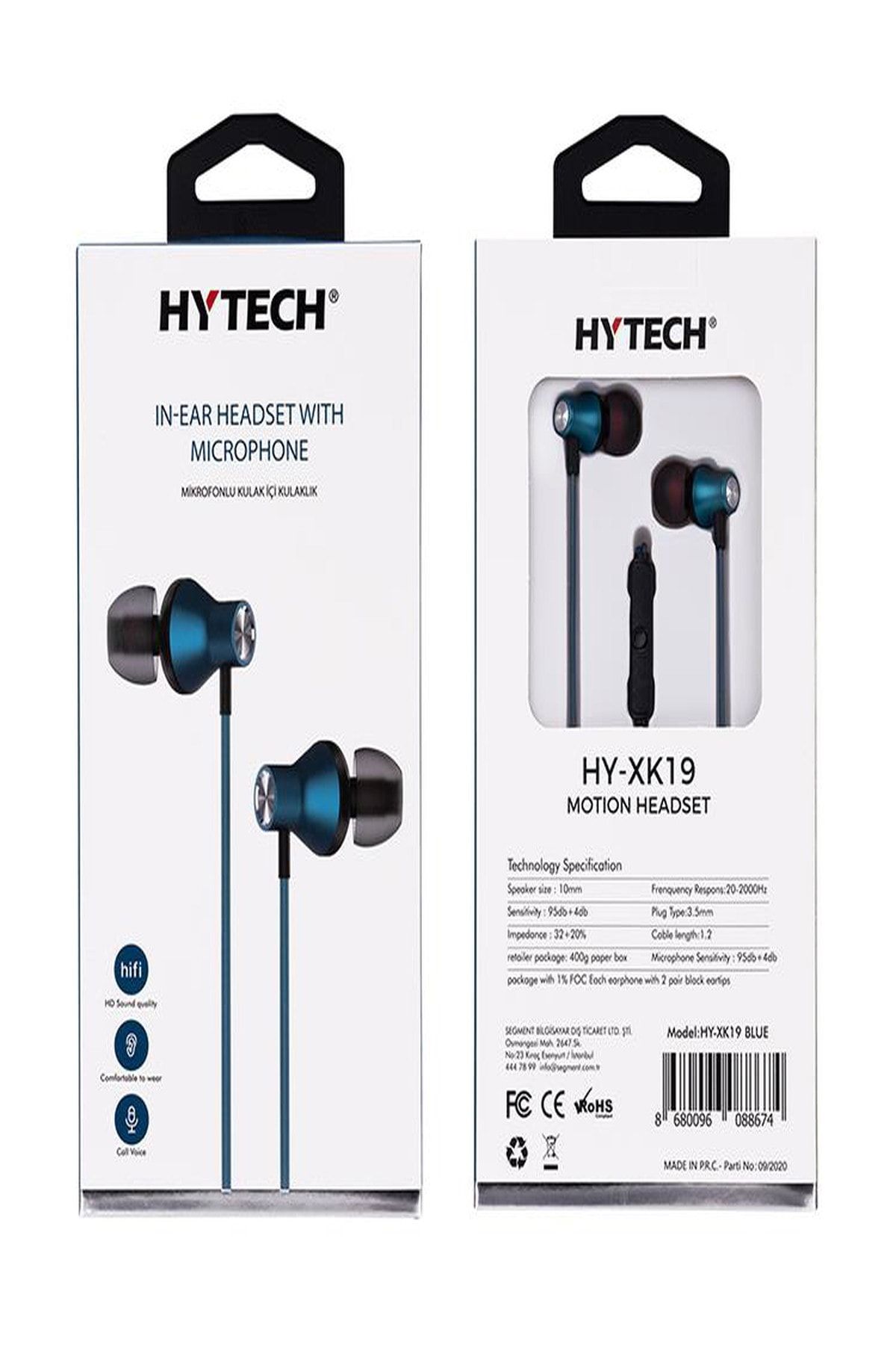 Hytech Hy-xk19 Mikrofonlu Kulak Içi Kulaklık