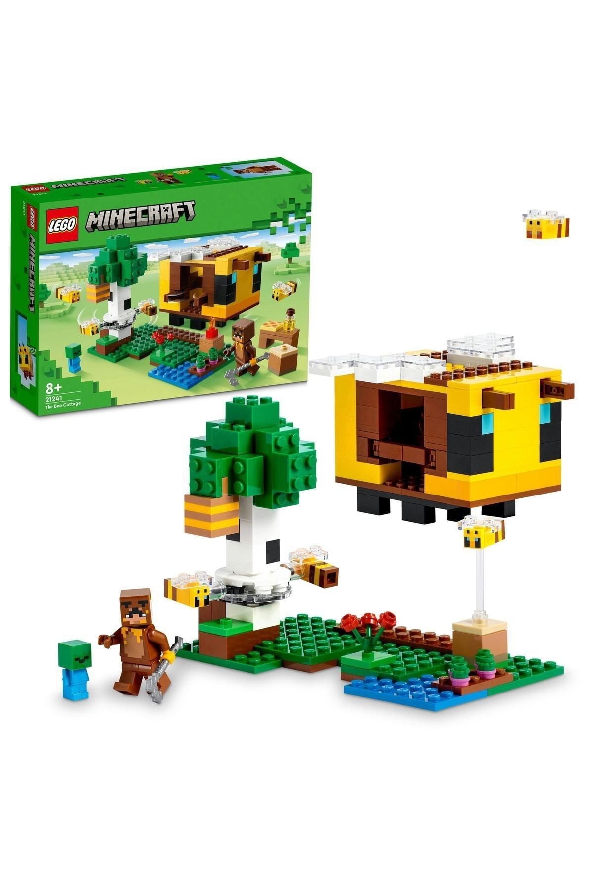 LEGO ® Minecraft® Arı Evi 21241 - 8 Yaş ve Üzeri Çocuklar için Oyuncak Yapım Seti (254 Parça)