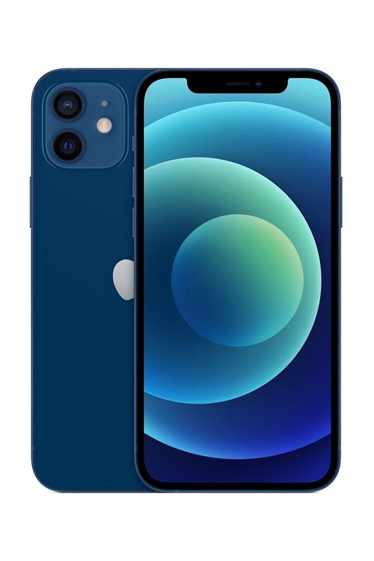 Yenilenmiş iPhone 12 Blue 64 GB B Kalite (12 Ay Garantili)