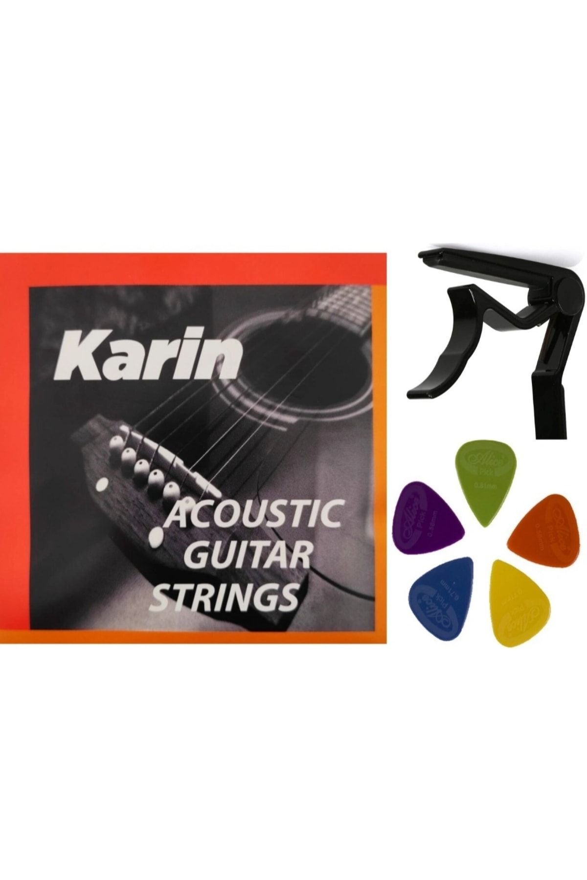 Karin Akustik Gitar Takım Teli 3'lü Set