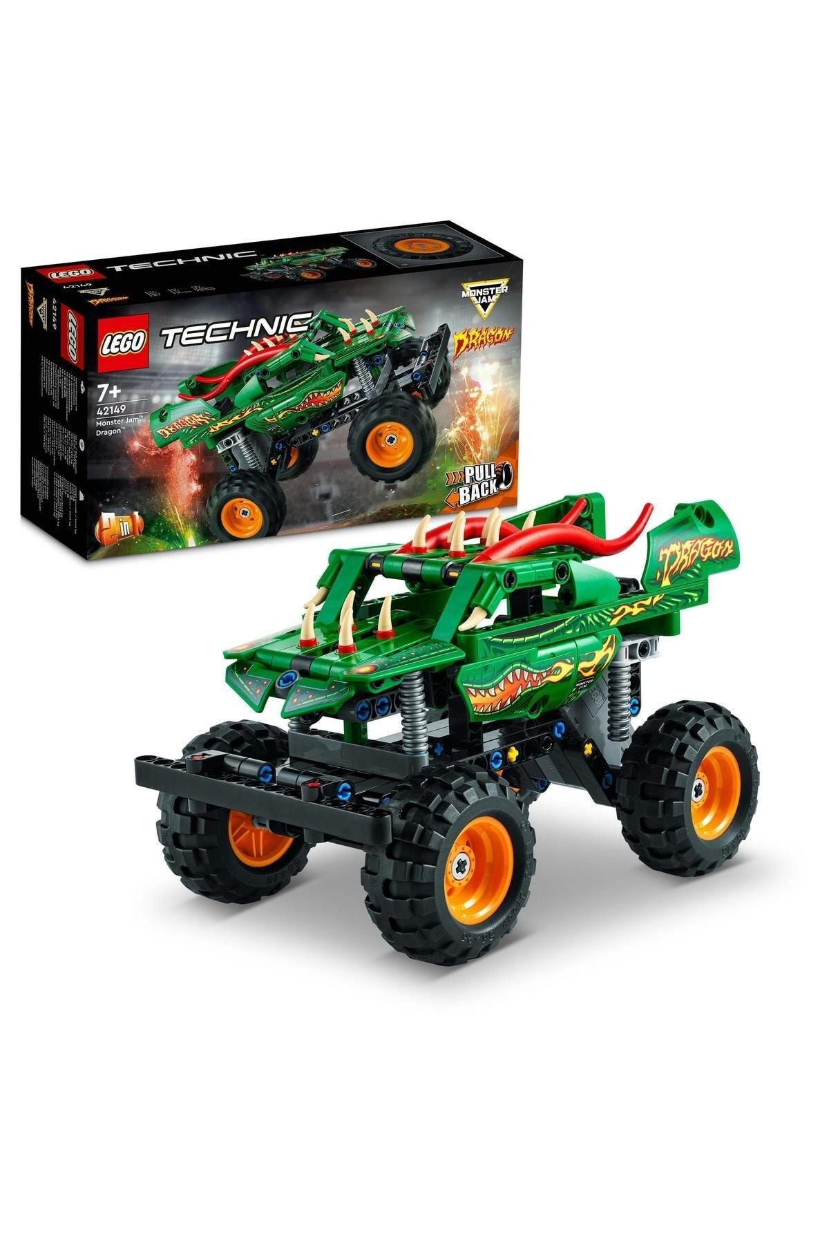 LEGO ® Technic Monster Jam™ Dragon™ 42149 - 7 Yaş ve Üzeri İçin Kamyon Yapım Seti(217 Parça)