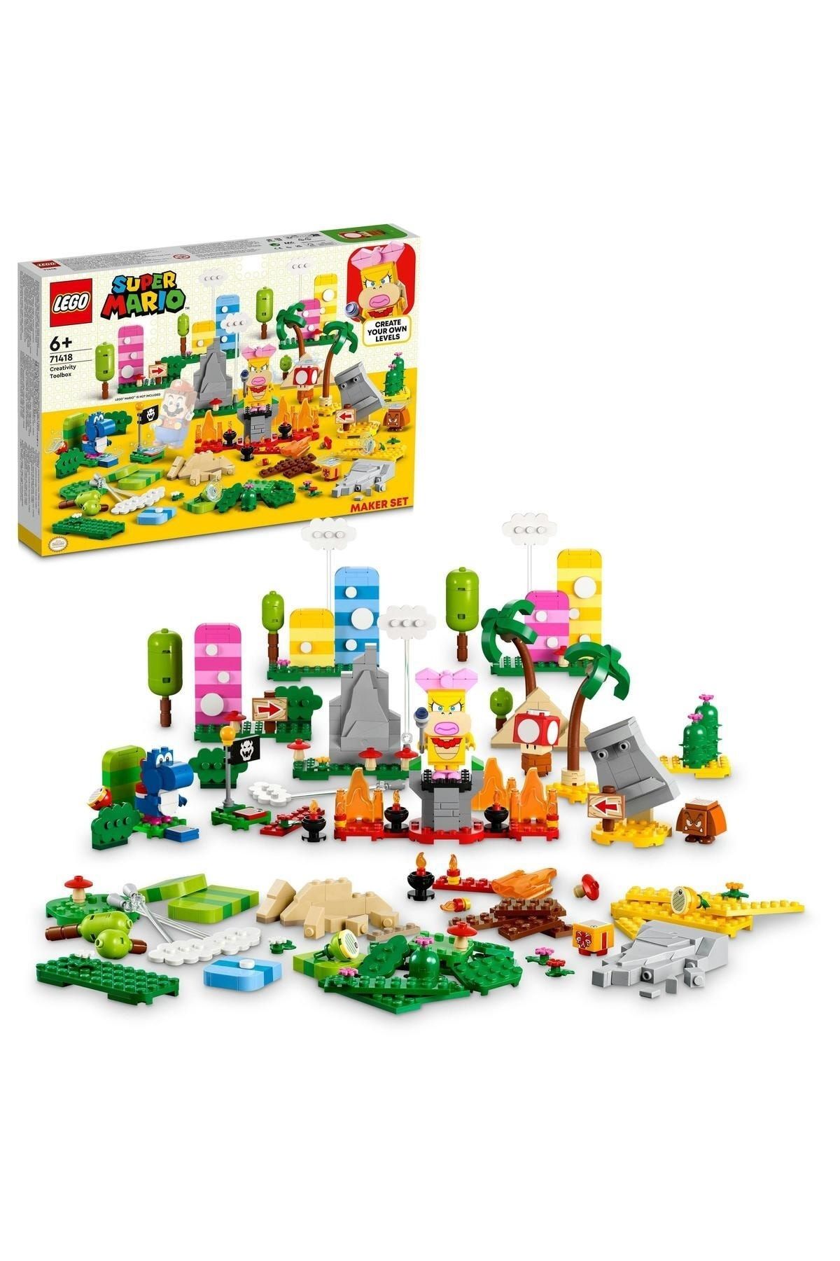 LEGO ® Super Mario™ Yaratıcılık Araç Kutusu Yapım Seti 71418 - Çocuklar için Yapım Seti (588 Parça)