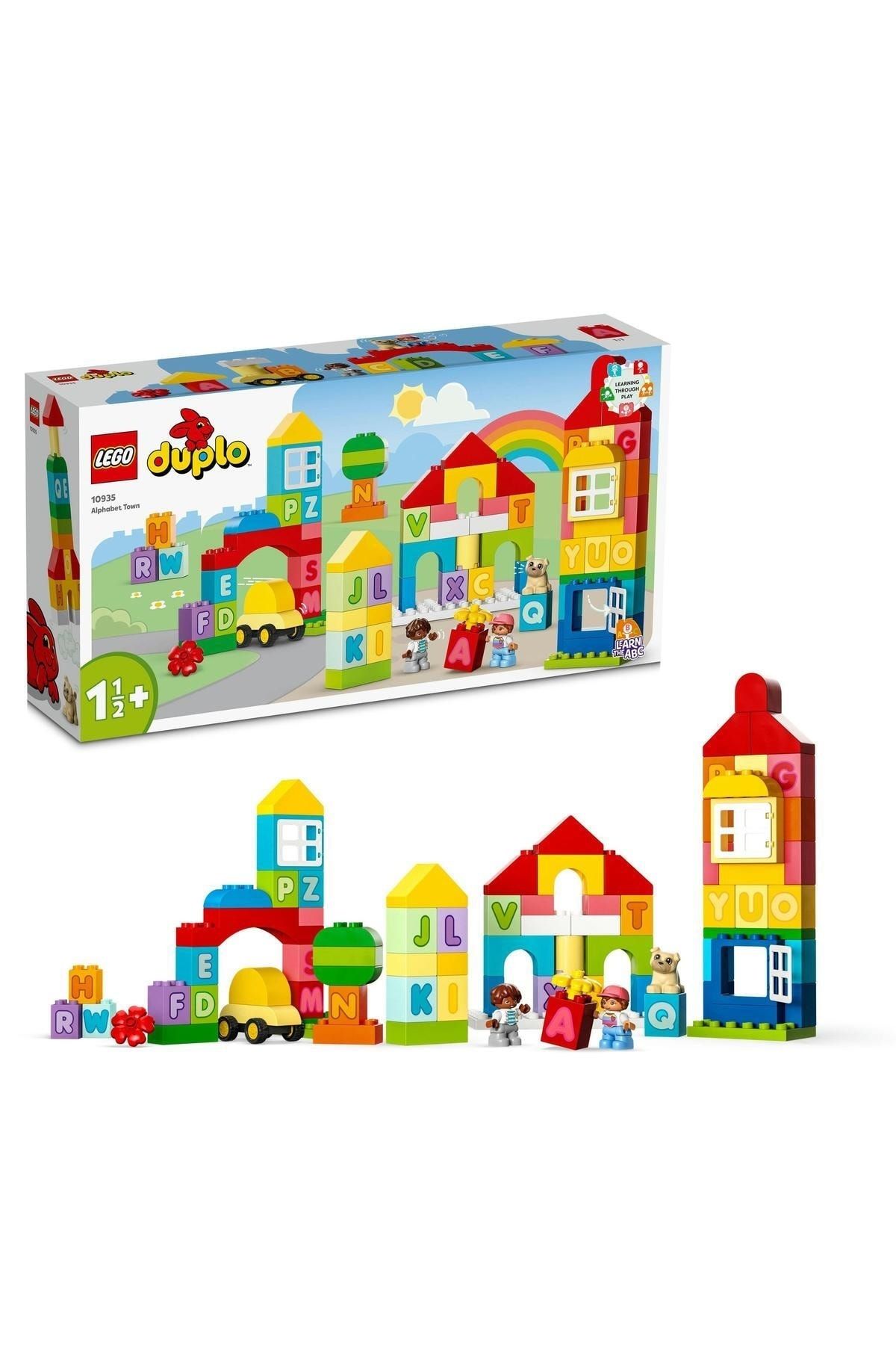 LEGO ® DUPLO® Classic Alfabe Kasabası 10935 - Okul Öncesi için Eğitici Oyuncak Yapım Seti (87 Parça)
