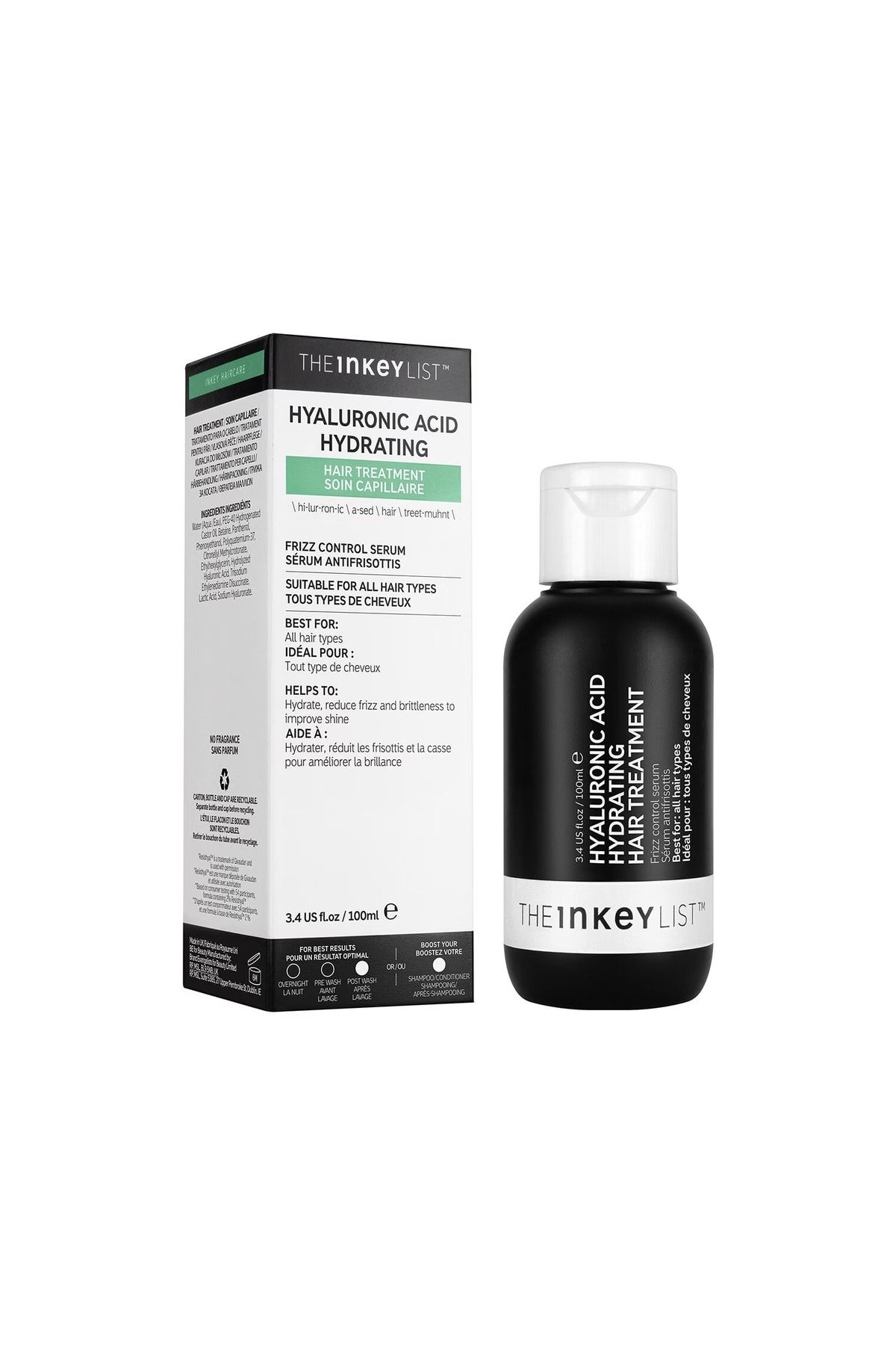 THE INKEY LIST Hyaluronic Acid Hydrating Elektriklenme Karşıtı Güçlendirici Saç Serumu 100ml