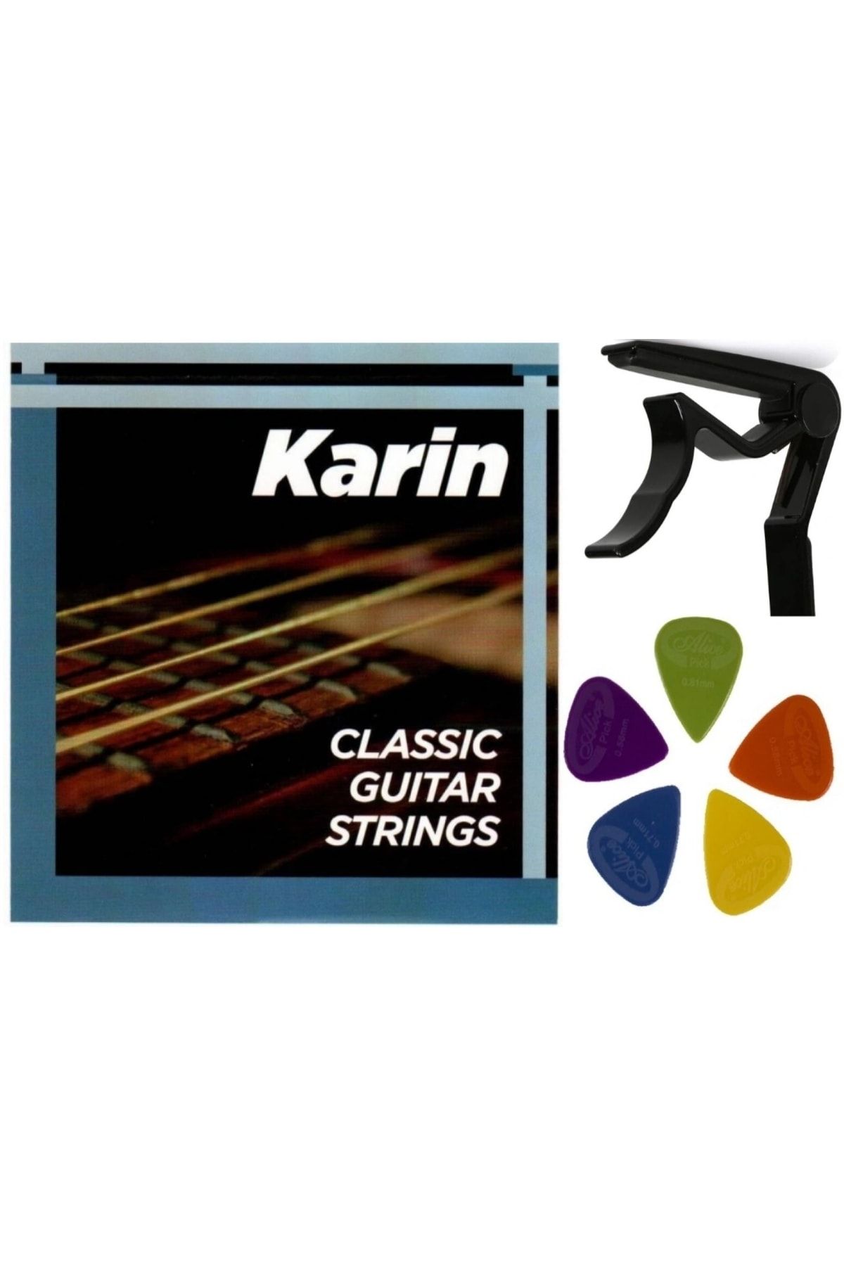 Karin Klasik Gitar Takım Tel Seti 3'lü Set