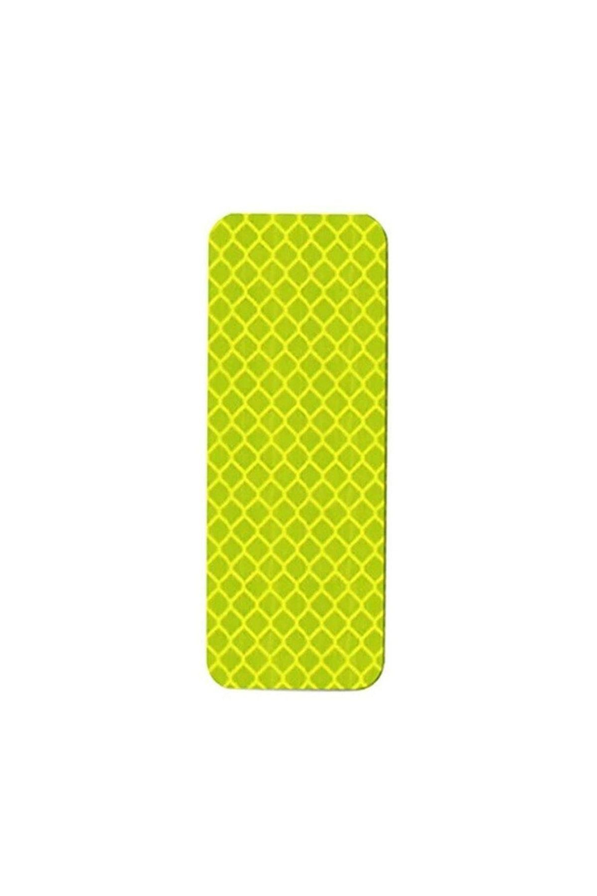 Knmaster Dikdörtgen Reflektörlü Yansıtıcı Sticker Etiket Fosforlu Sarı