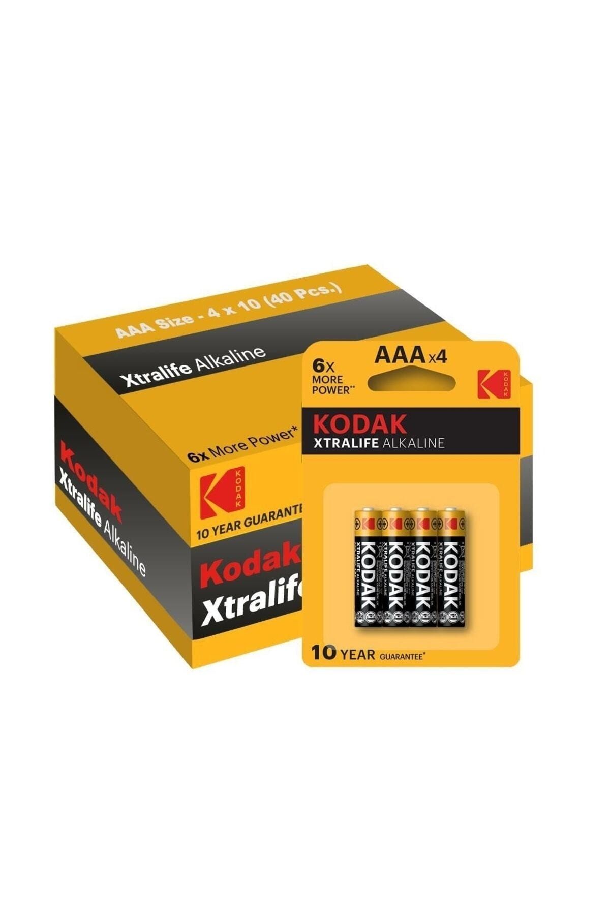 Kodak Xtralife Alkaline Incce Kalem Pil Aaa 40 Adet