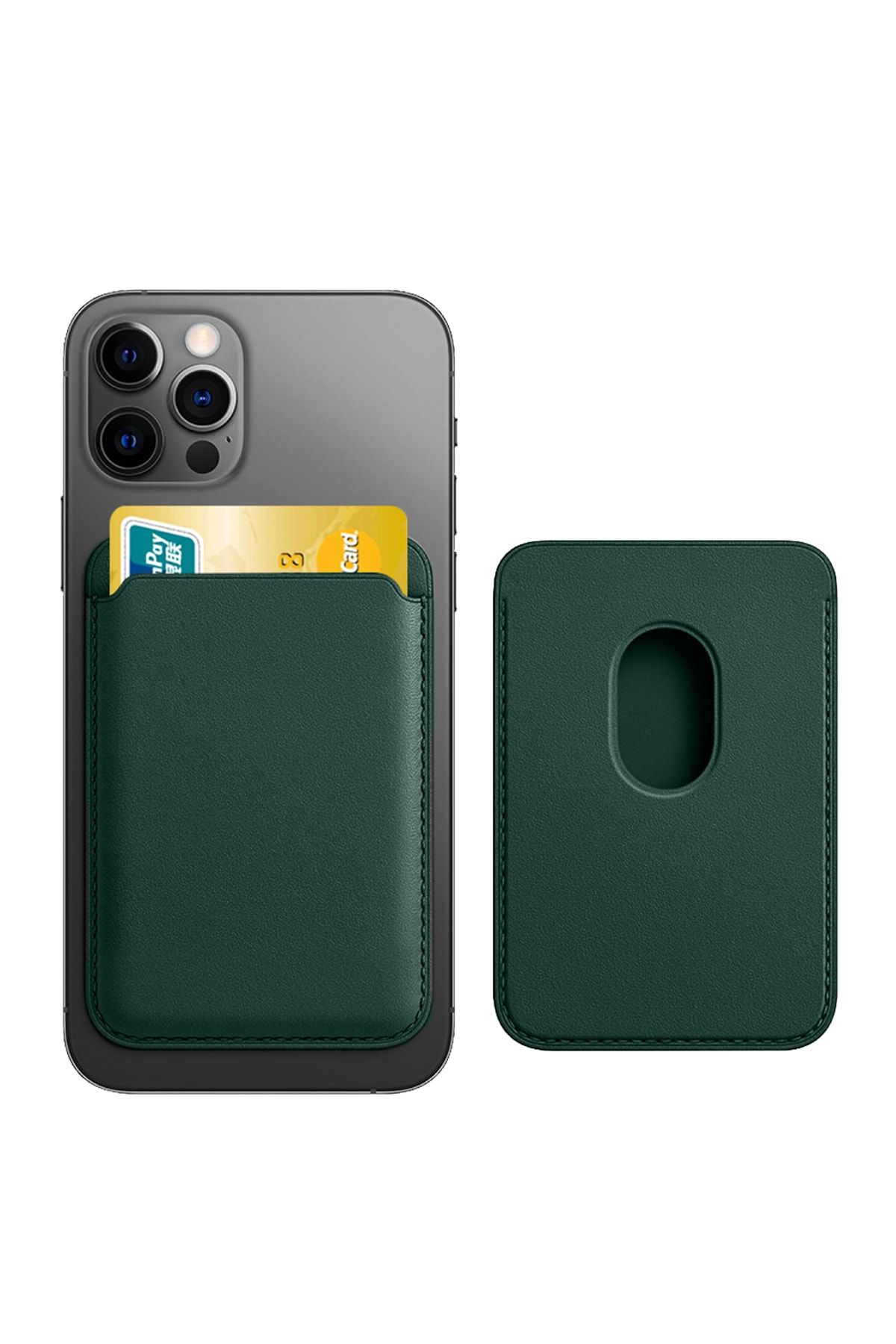 Deilmi Renkli Özel Tasarım Iphone 12 12 Pro 12 Pro Max 13 13 Pro 13 Pro Max Uyumlu Magsafe Cüzdan Kartlık