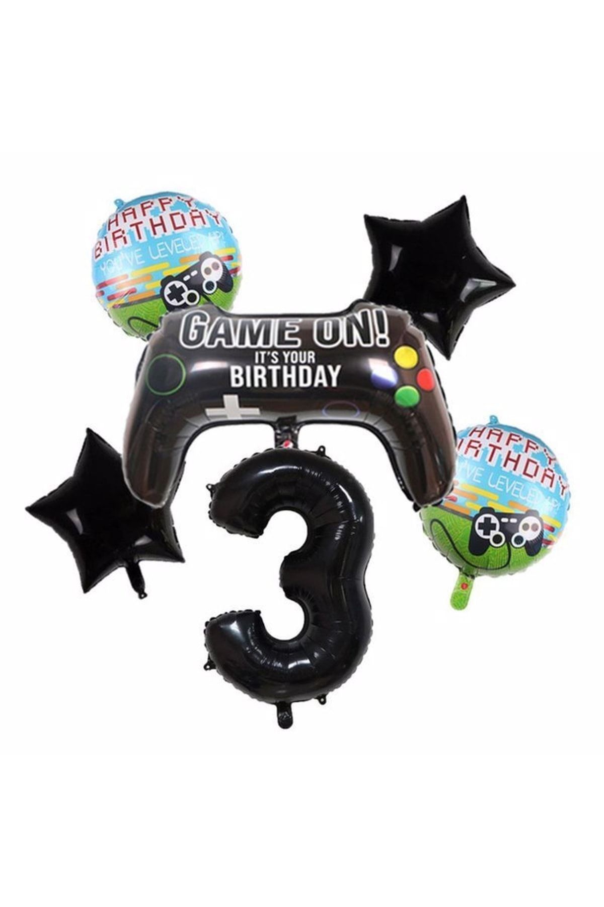 Mini Parti Mini Party Store Oyun Balonlar Set Doğum Günü 1