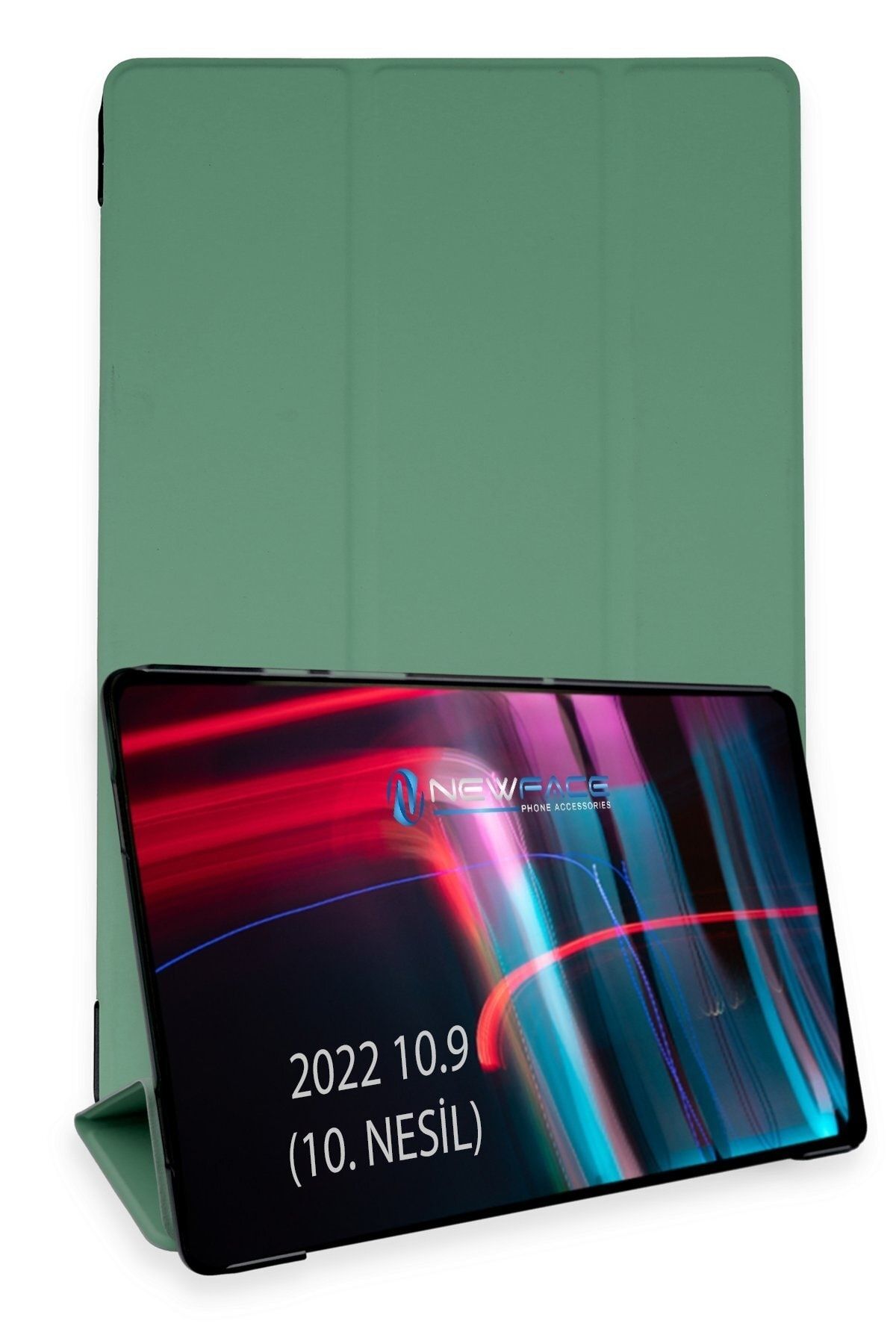 Bilişim Aksesuar Ipad 2022 10.9 (10.nesil) Kılıf Tablet Smart Cover Kılıf - Koyu Yeşil