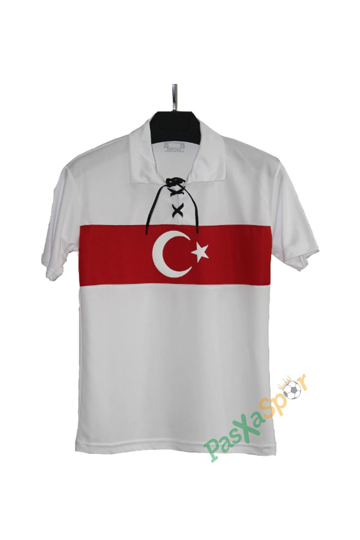 Pasxaspor Beyaz Türkiye Ay Yıldızlı Nostalji Milli Takım Retro Maç Forması
