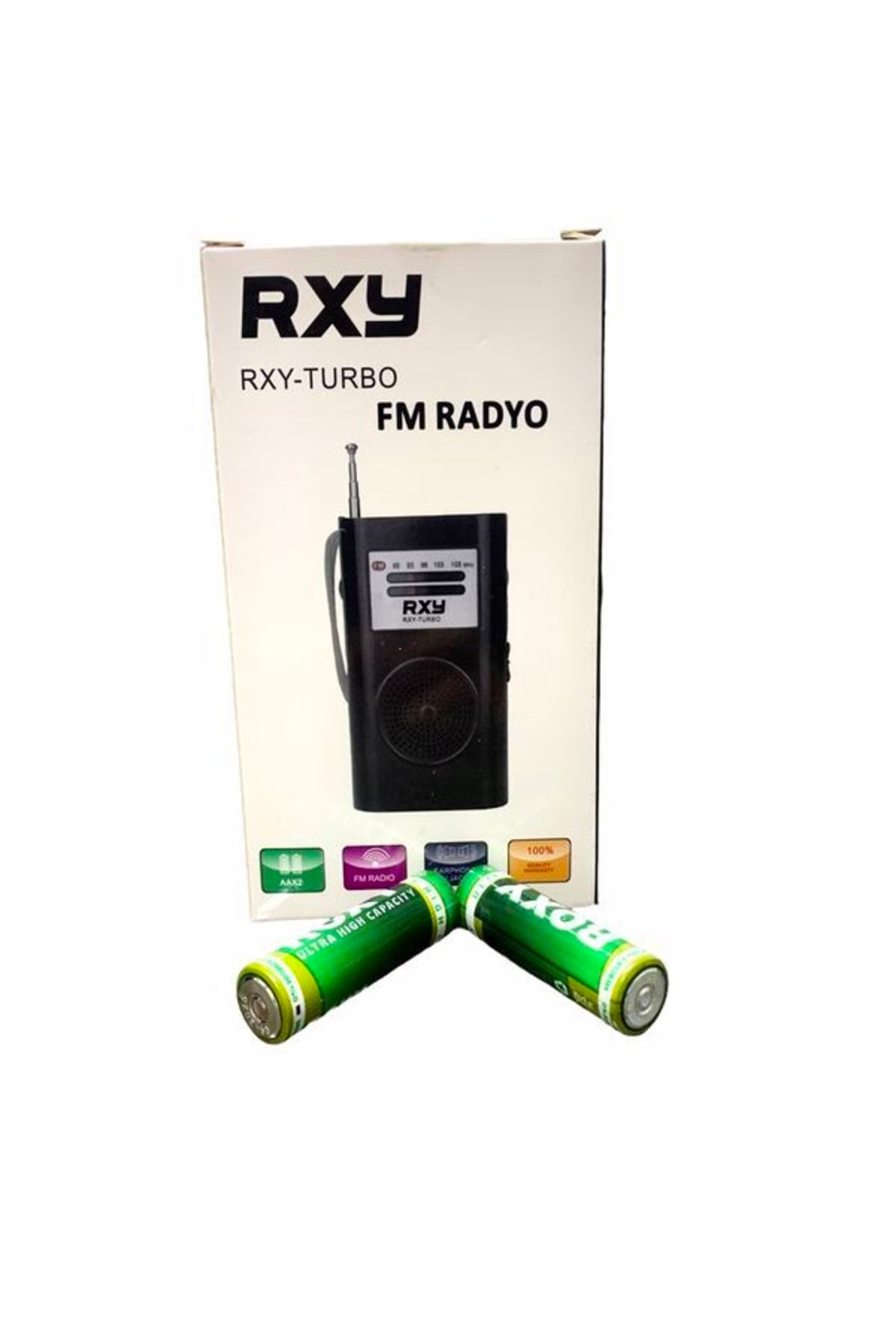 Roxy Rxy-turbo Cep Radyosu - Deprem Çantasına Uygun Taşınabilir Radyo + Kalem Pil