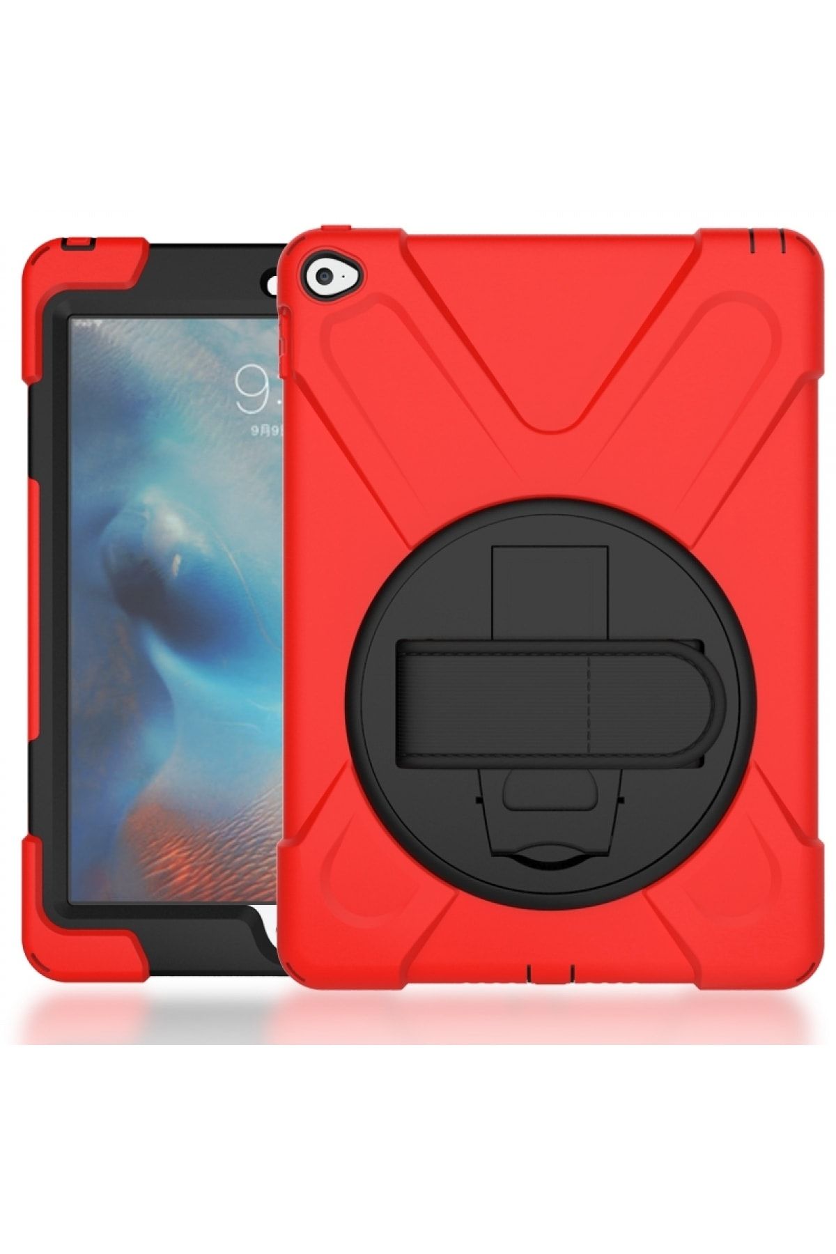 Nettech Apple Ipad Air 2 Uyumlu Sport Seri Arka Koruma (kırmızı)