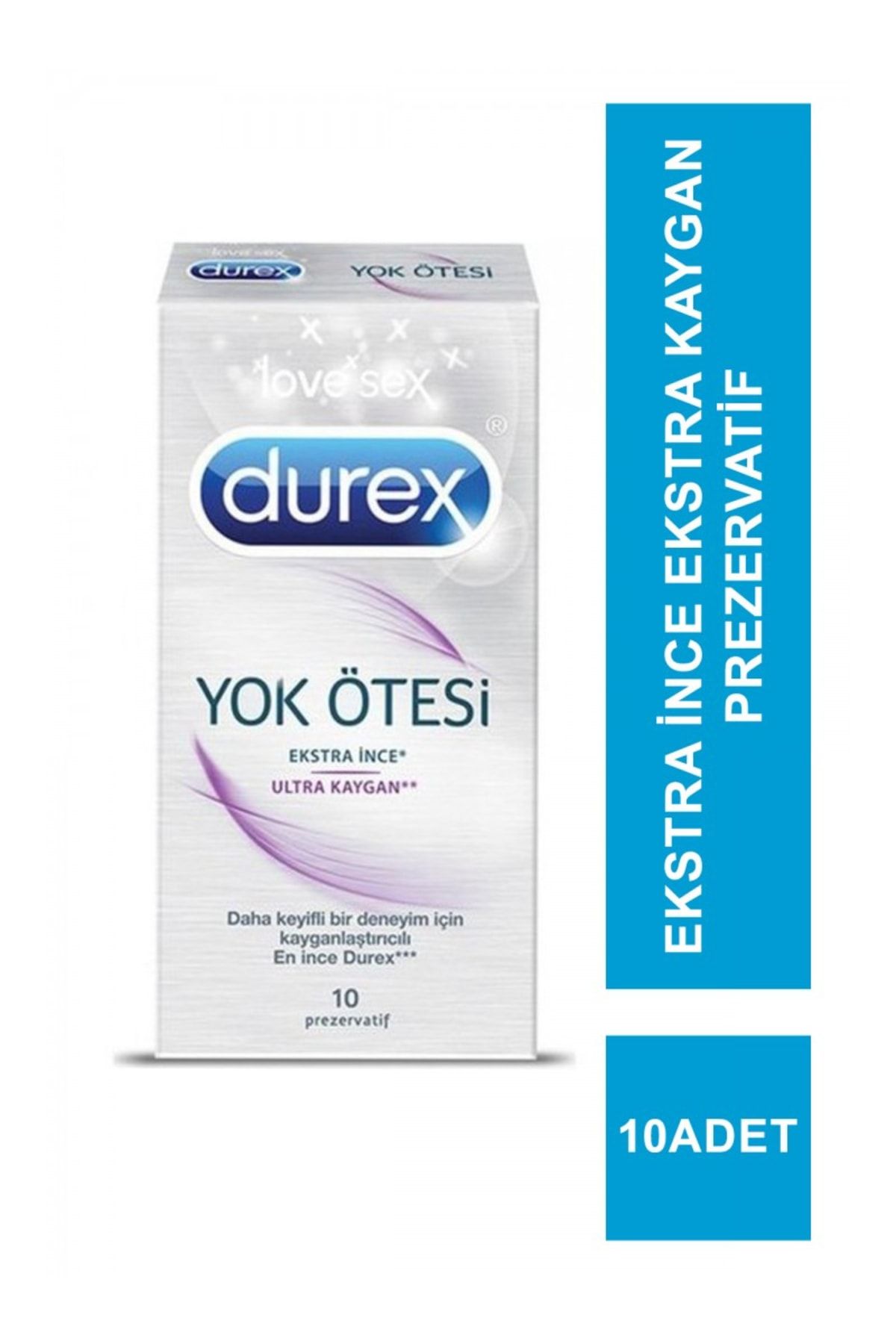 Durex Yok Ötesi Ekstra Ince Ultra Kaygan 10 Prezervatif