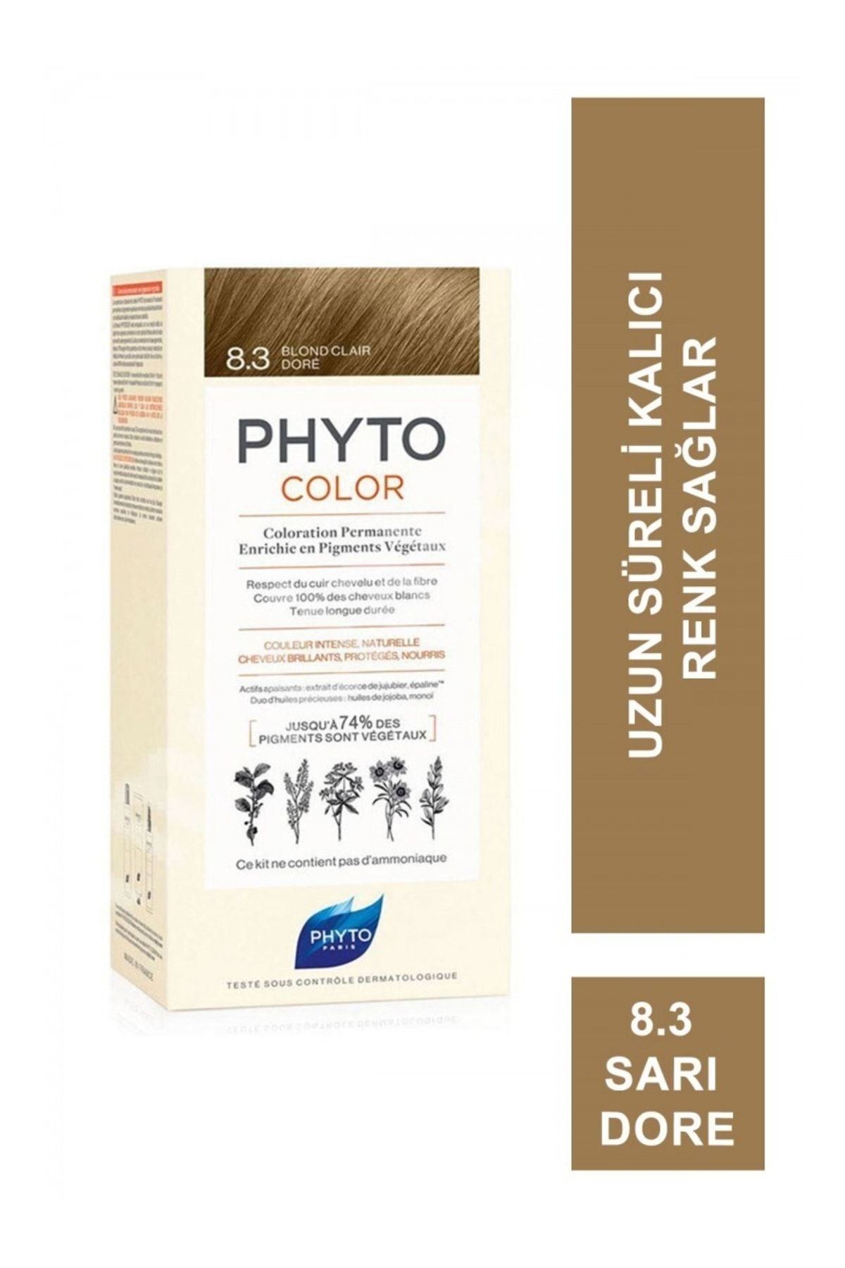 Phyto Color Bitkisel Saç Boyası 8.3 Sarı Dore Yeni Formül