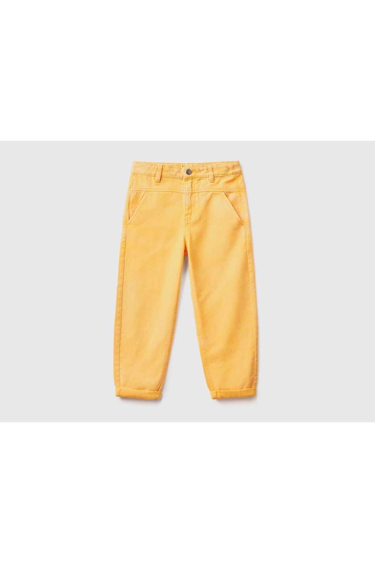 United Colors of Benetton Erkek Çocuk-hardal Sarı-denim Pantolon