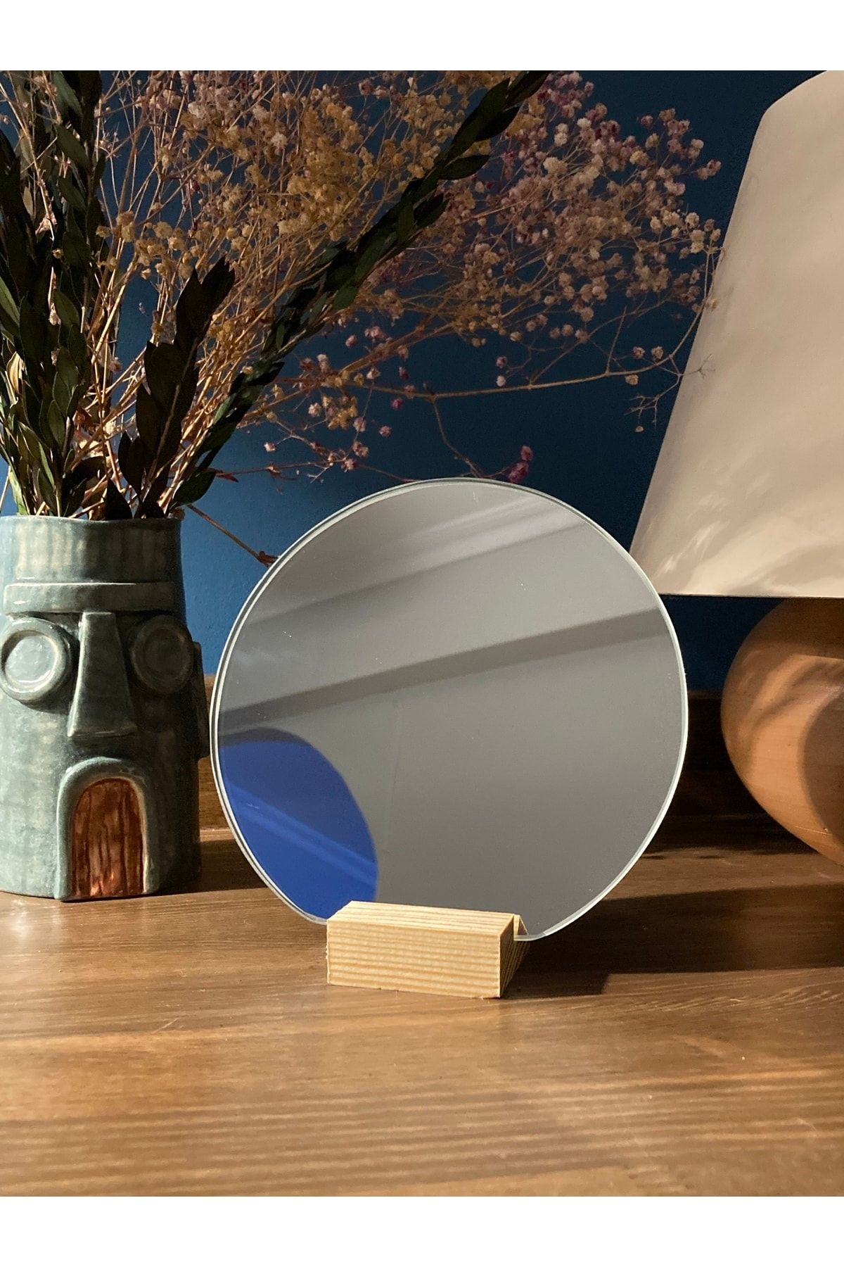 Home Art Nova Çerçevesiz Standlı Makyaj Aynası Duvar Aynası Masa Aynası Dekoratif Obje