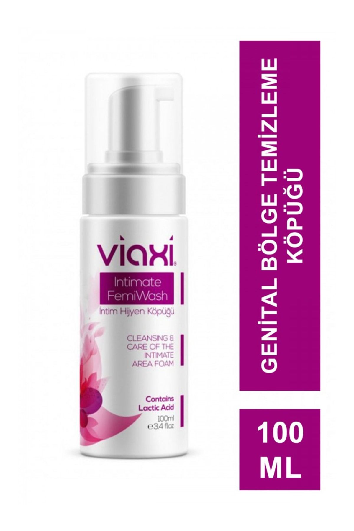 Viaxi Intimate Femiwash 100ml - Genital Bölge Temizleme Köpüğü