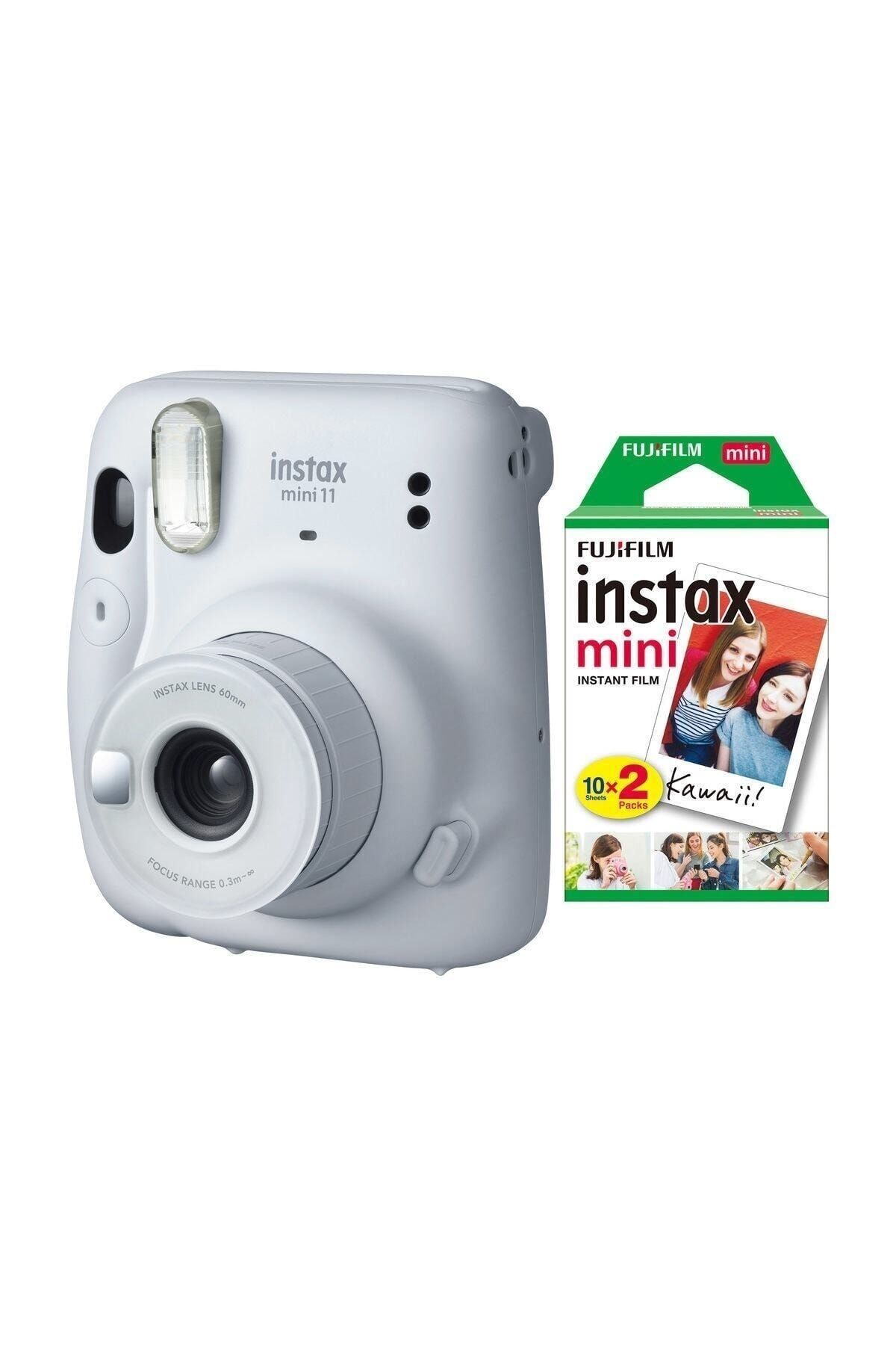 Fujifilm Instax Mini 11 Beyaz Fotoğraf Makinesi 20li Film