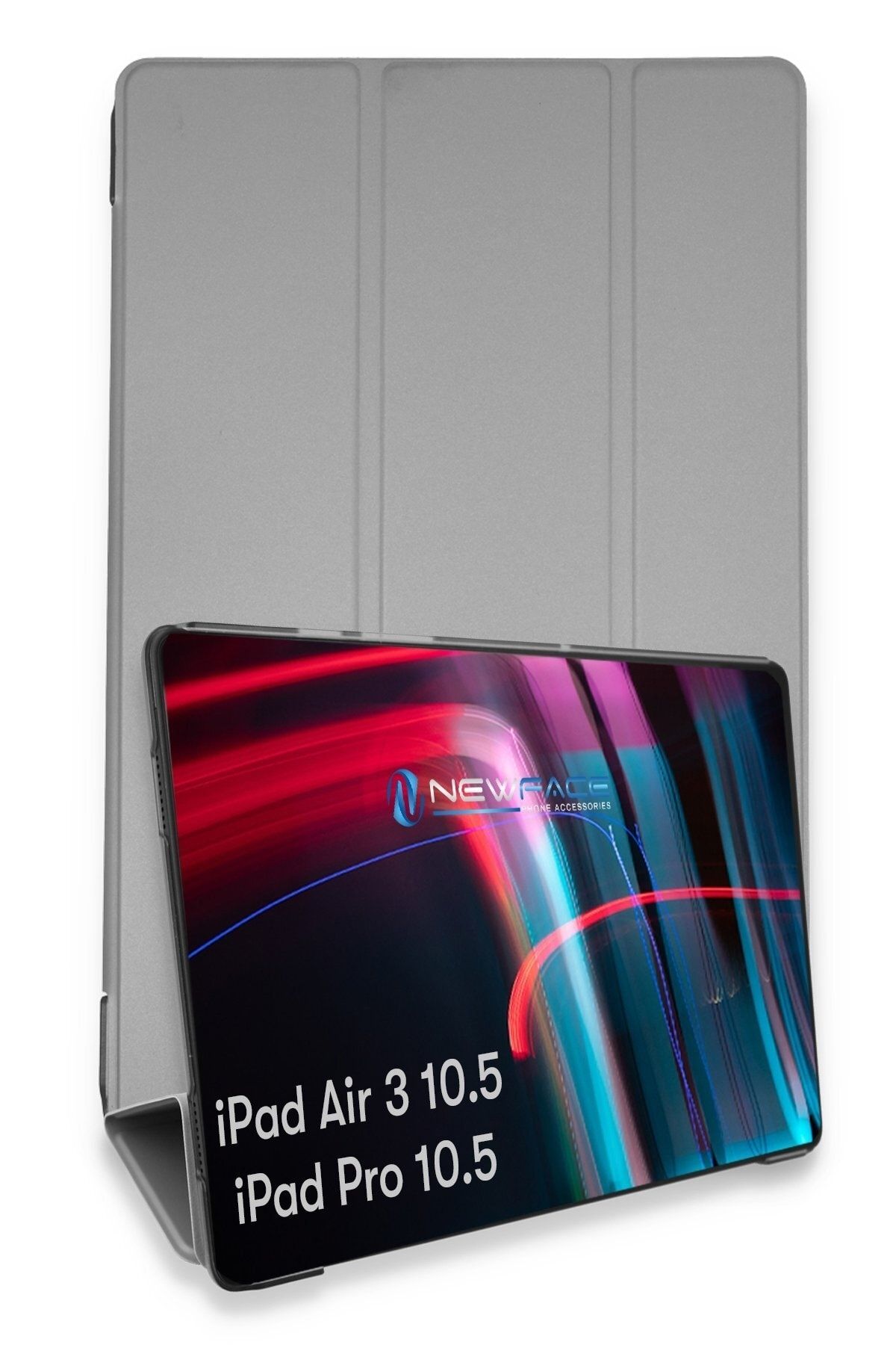 Bilişim Aksesuar Ipad Pro 10.5 Kılıf Tablet Smart Cover Kılıf - Gri