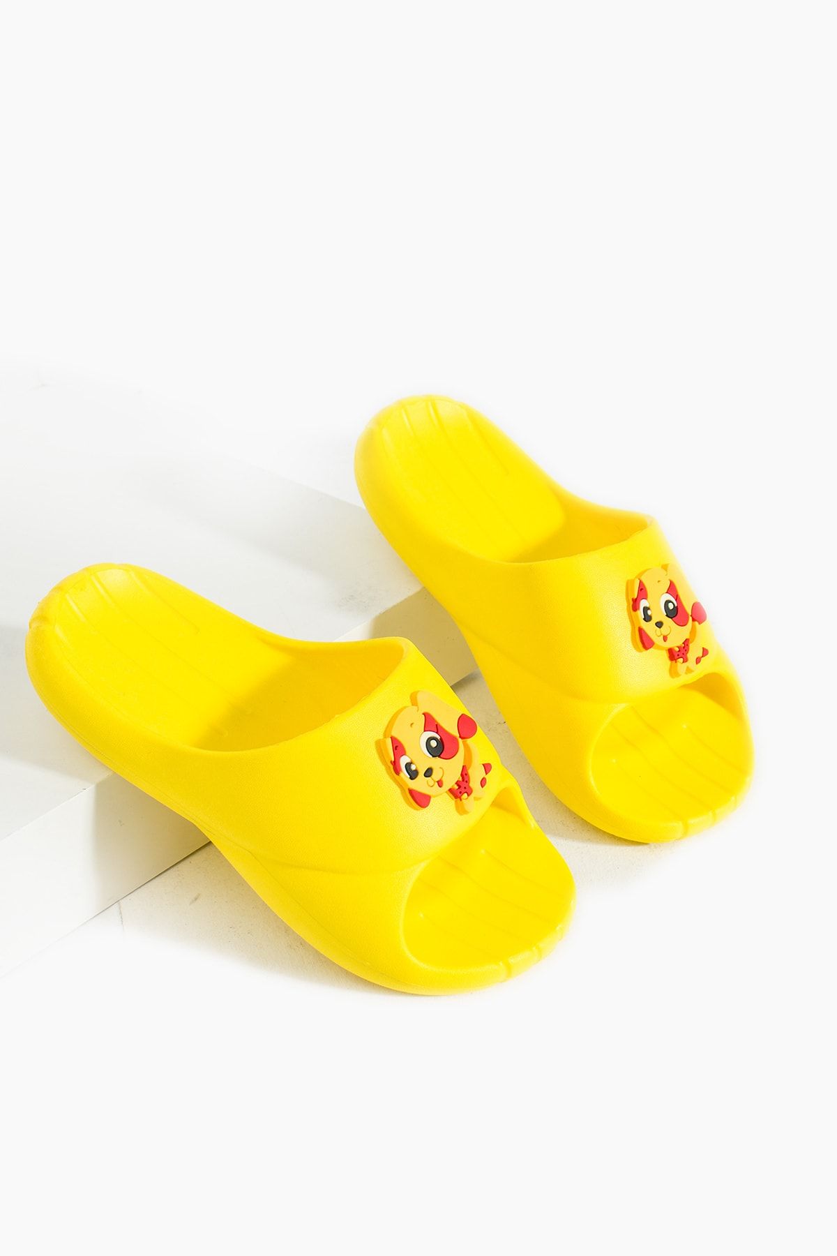 Pembe Potin Unisex Sarı Çocuk Eva Deniz Confort Sandalet Terlik