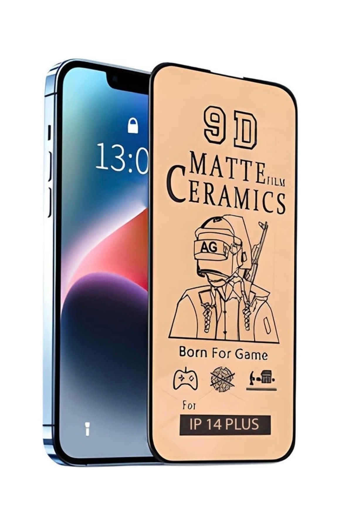 Go Aksesuar Iphone 13 Ve 14 Uyumlu Tam Kaplayan Mat Seramik Nano Teknoloji Esnek Ekran Koruyucu