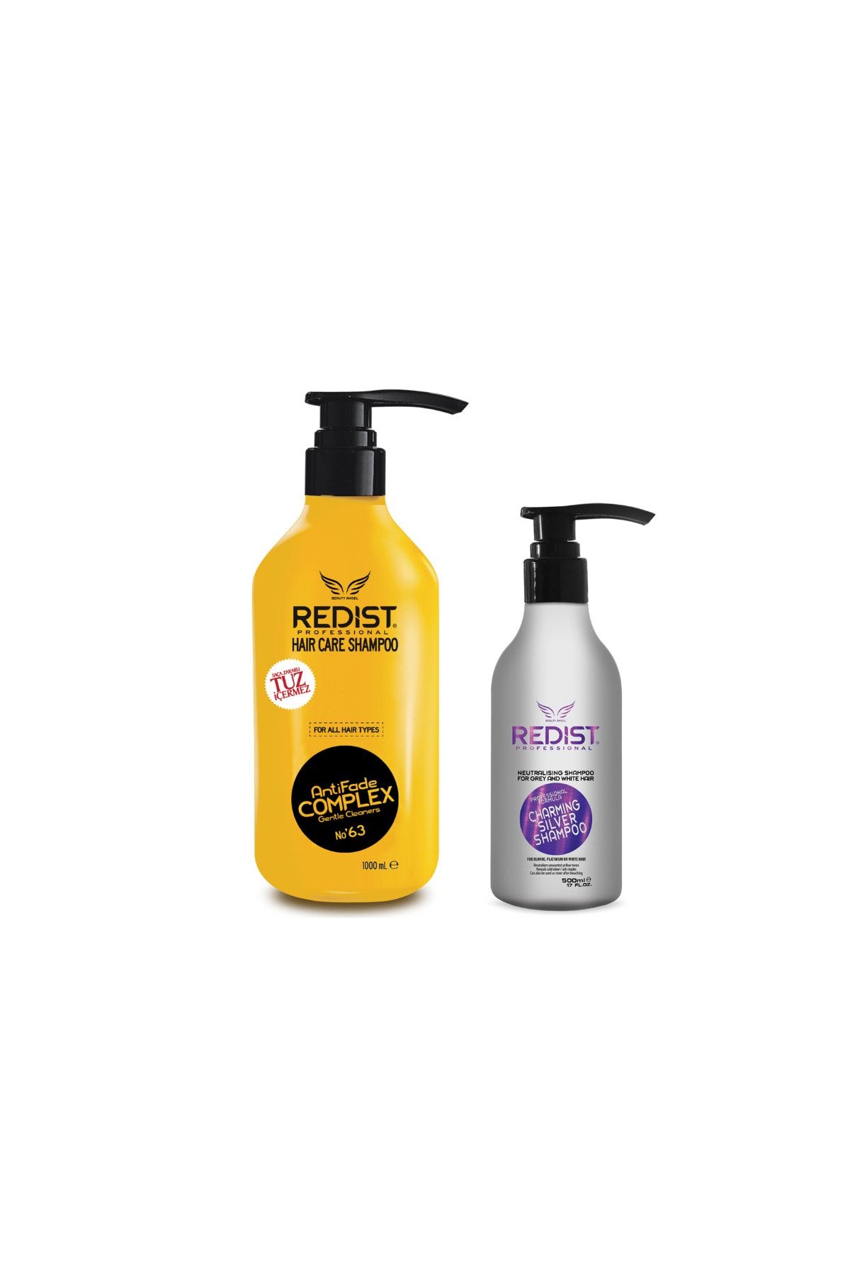 Redist Tuzsuz & Silver Saç Bakım Şampuan Set