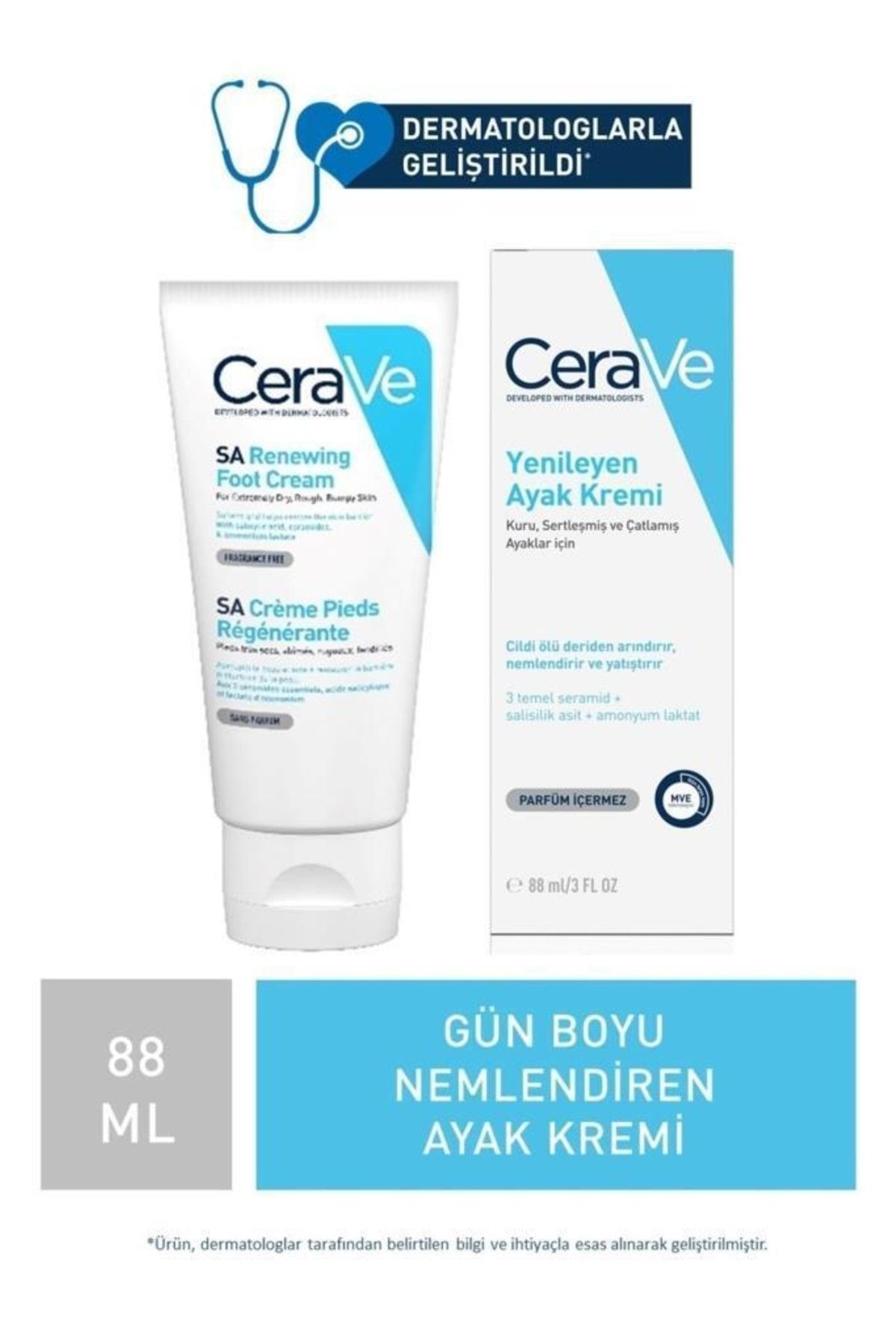 CeraVe Renewing Sa Foot Cream 89ml