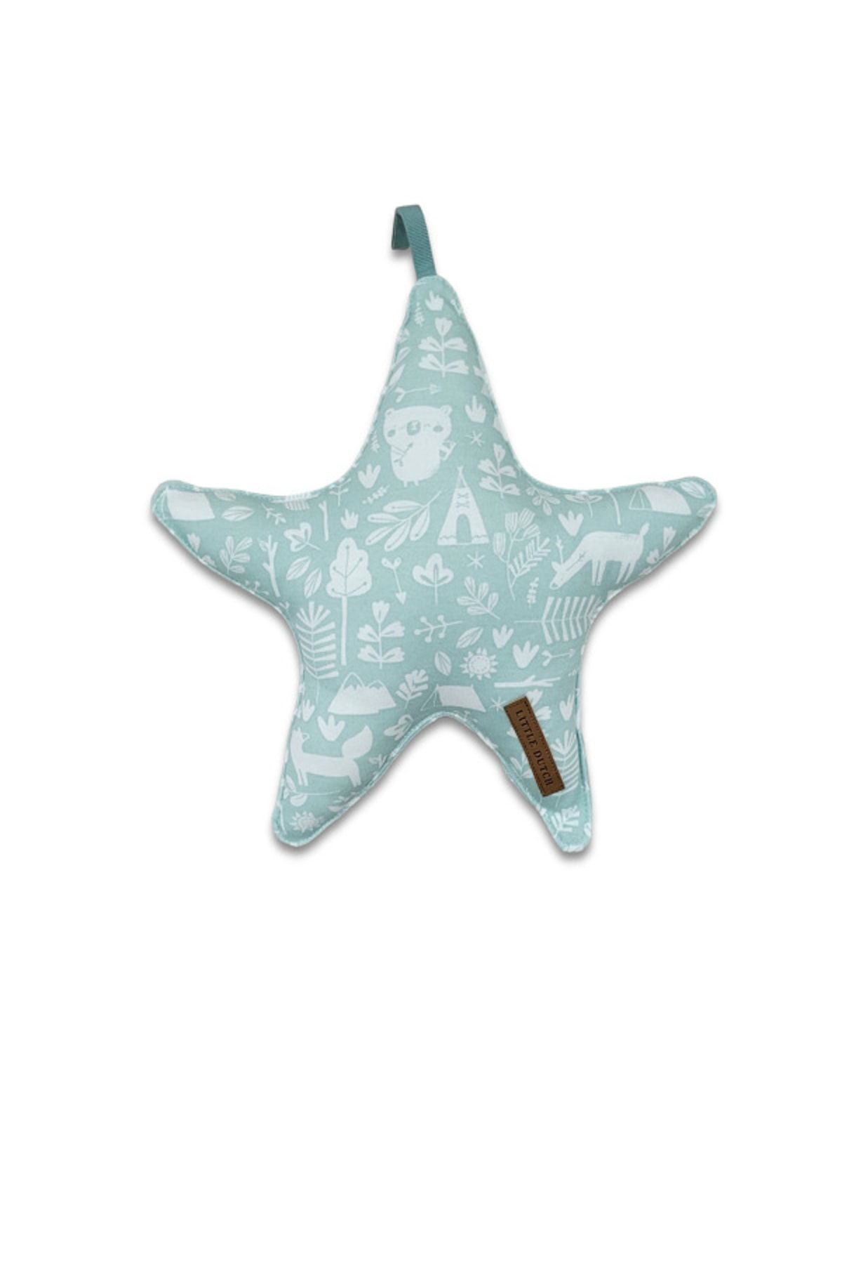 Alpar Tekstil Dekoratif Yıldız Bebek/çocuk Odası Yastığı - Desenli Mint