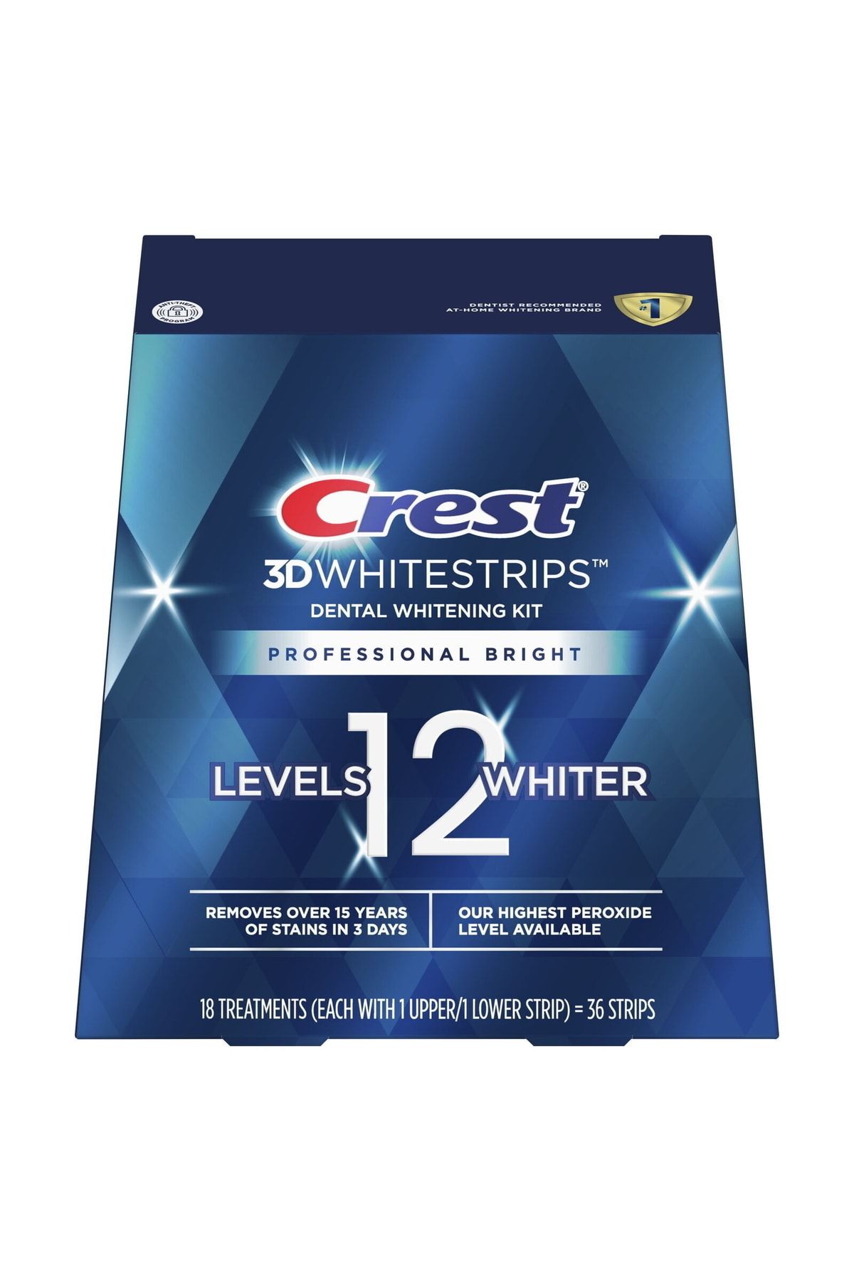 CREST 3d Whitestrips Dental Whitening Kit 18paket 36bant