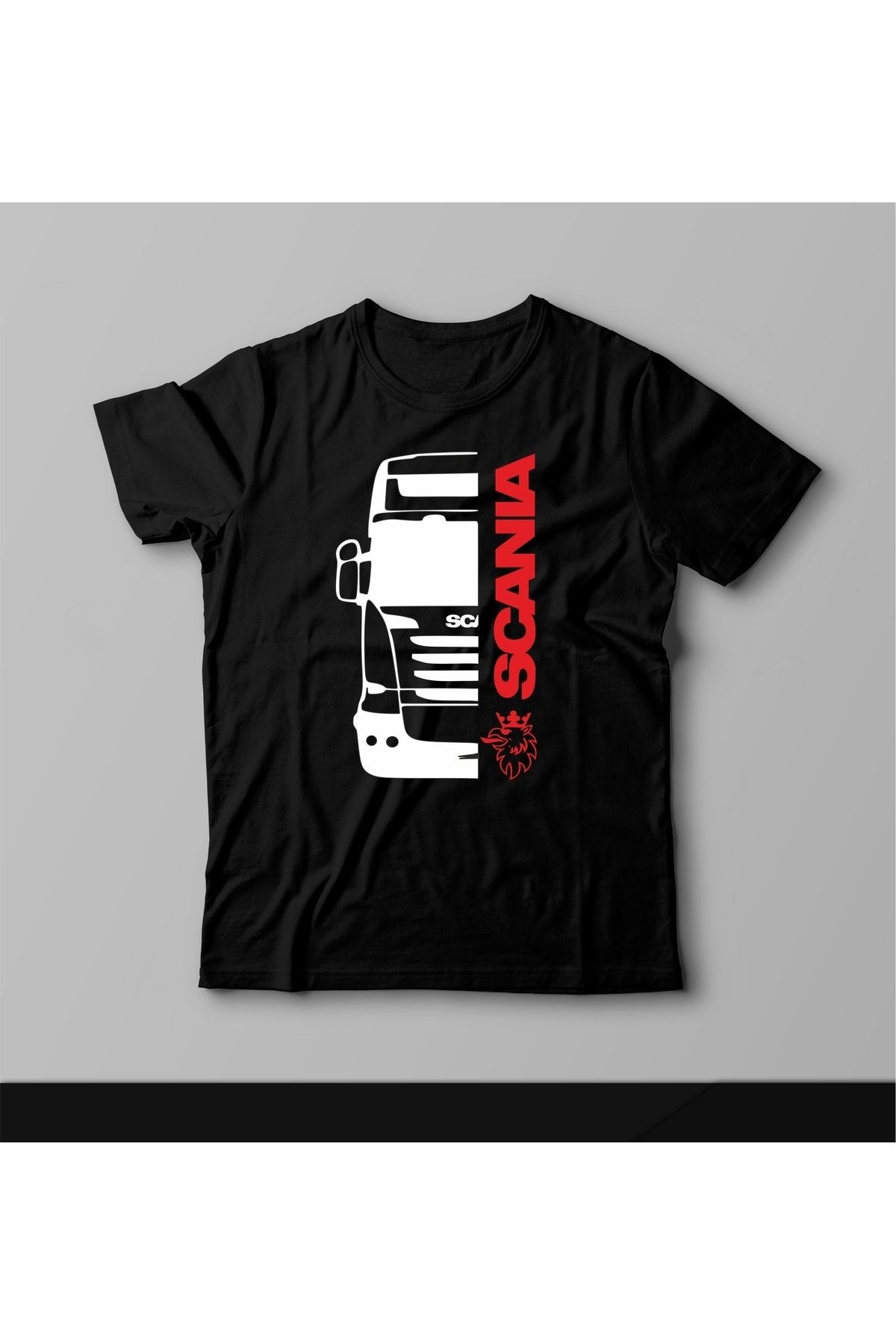 Açık Garaj Scania Graphic Baskılı Tişört