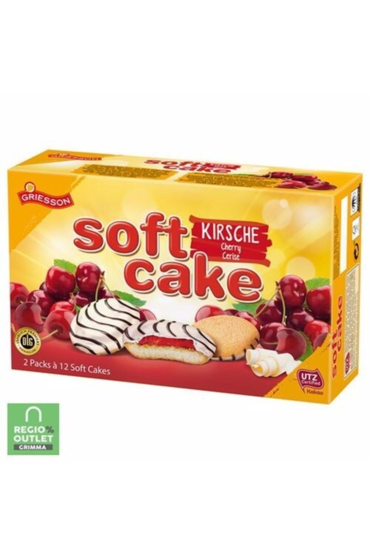 Griesson Soft Cake Kirsche Yumuşak Vişneli Kek 300gr