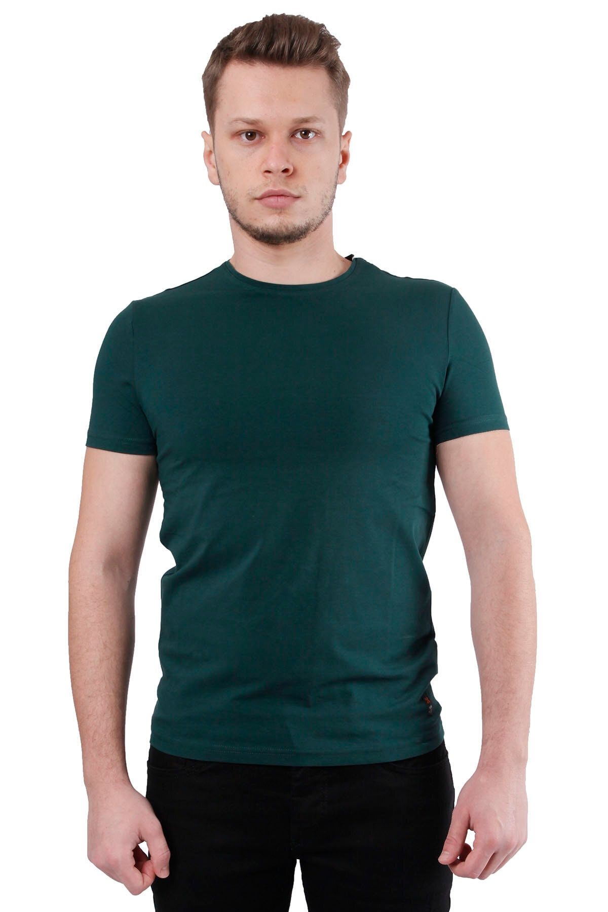 Canelia Koyu Yeşil Erkek Slimfit T-shirt