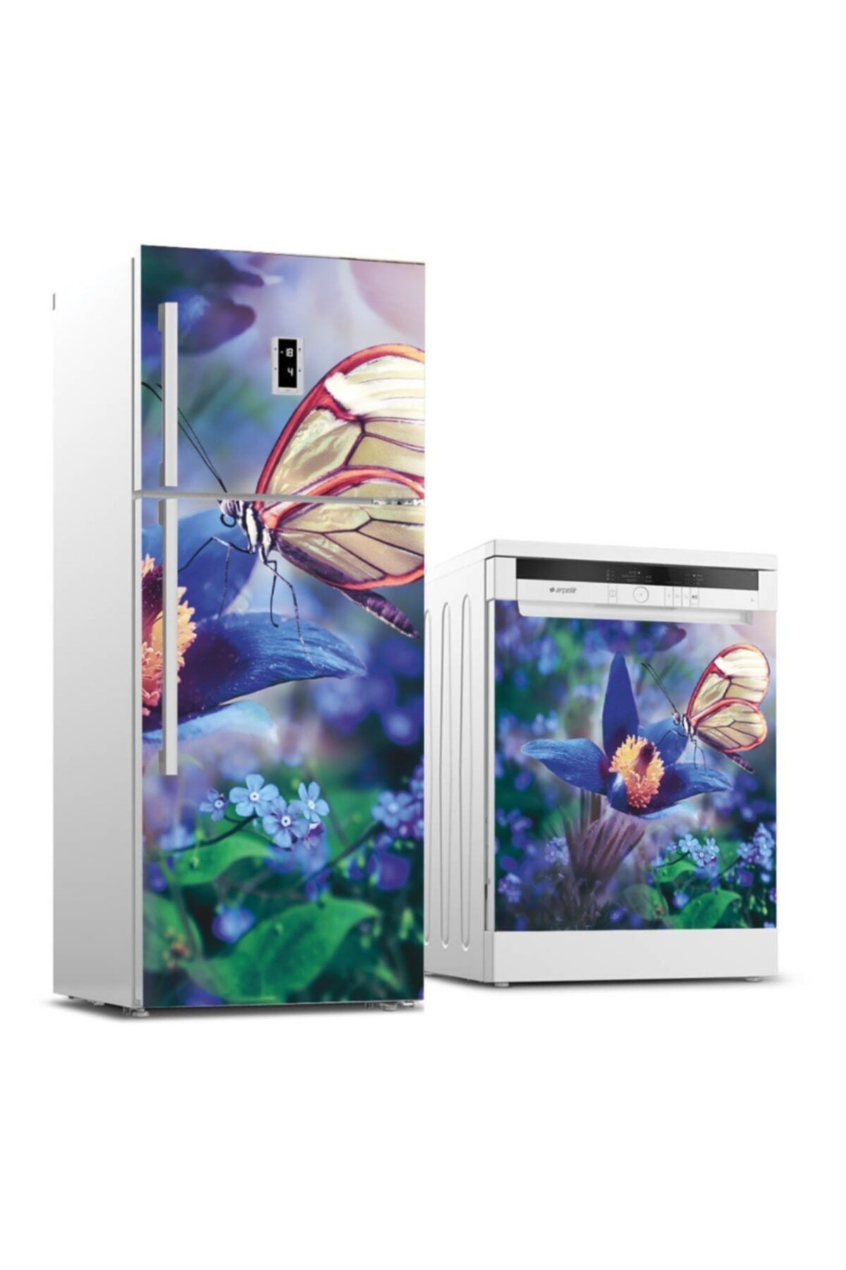 Walldeco Buzdolabı Ve Bulaşık Makinesi Koruyucu Kendinden Yapışkanlı Folyo