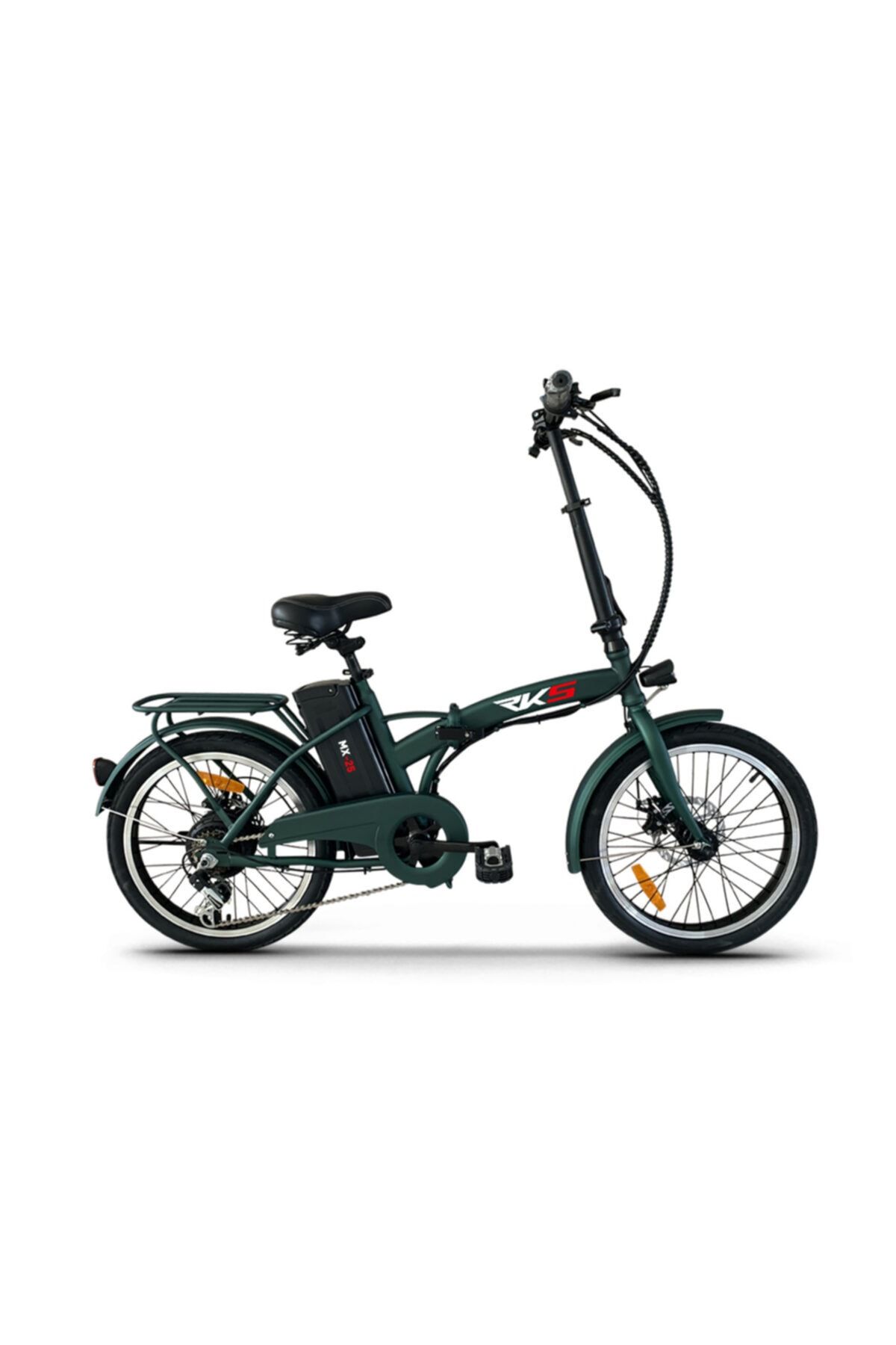 RKS Mx25 Katlanabilir Elektrikli Bisiklet Yeşil