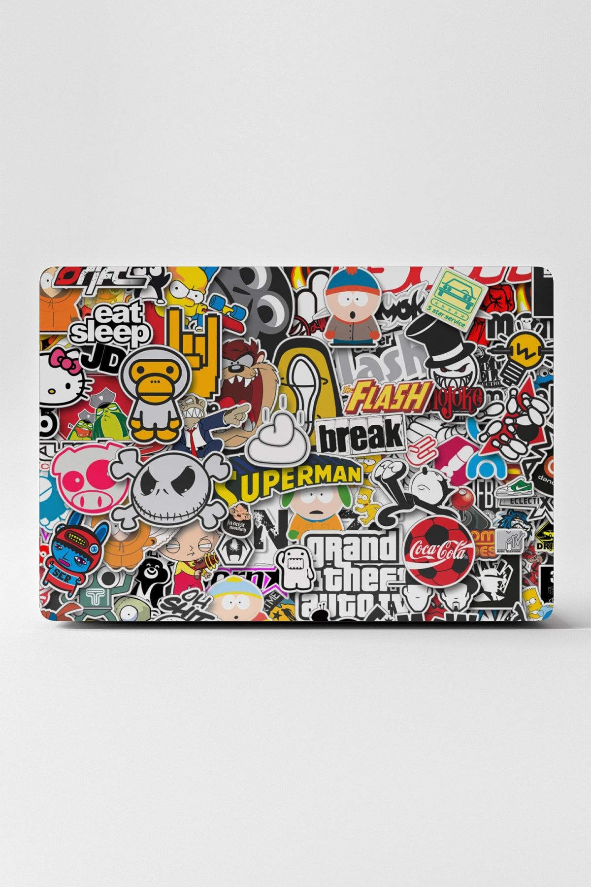 TUGİBU Laptop Sticker Kaplama Notebook Macbook Stickerbomb