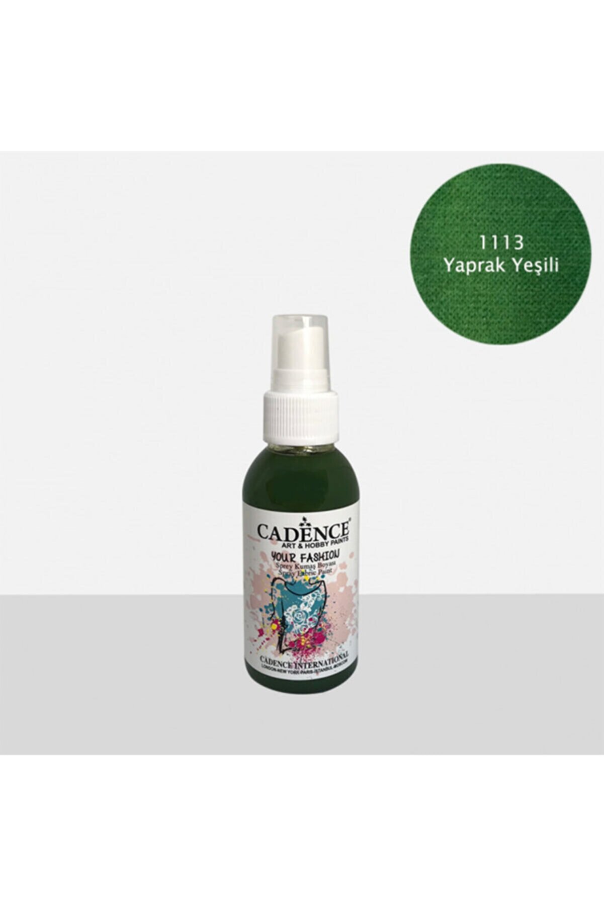Cadence 1113 Yaprak Yeşili Sprey Kumaş Boyası - Doğal ve Dayanıklı Renkler
