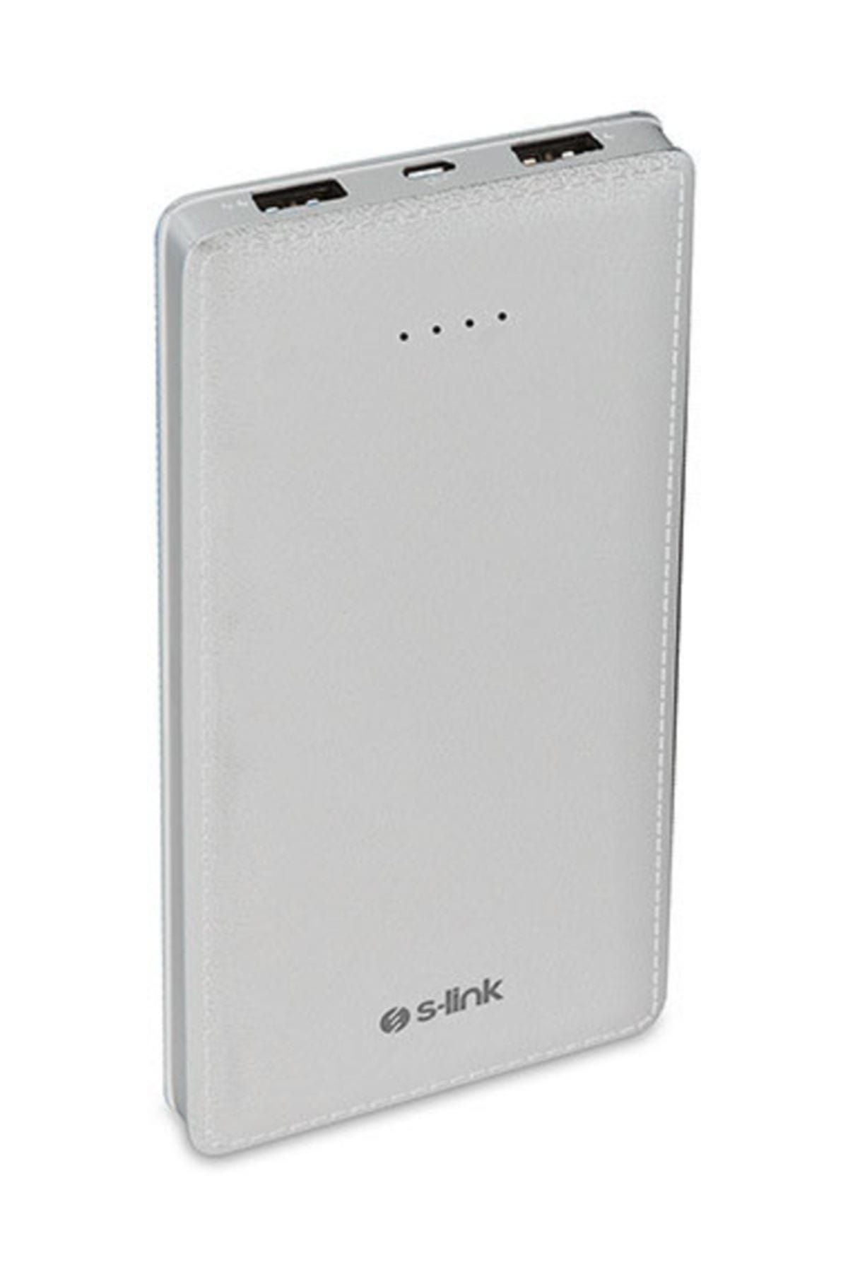 S-Link 2 Usb'li Swapp 12000mAh Powerbank Beyaz Taşınabilir Pil Şarj Cihazı ( Hızlı Şarj )