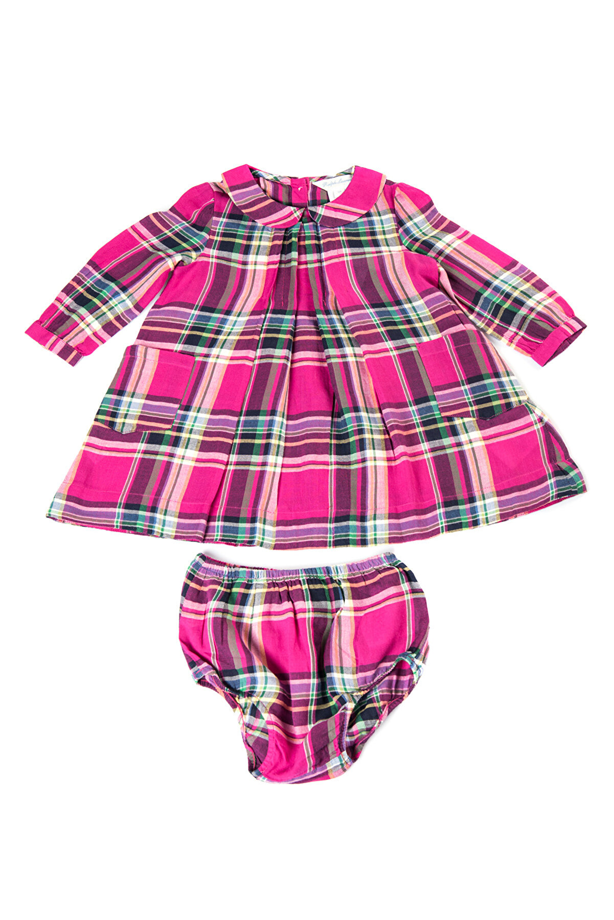 Ralph Lauren Pembe Kız Bebek Elbise