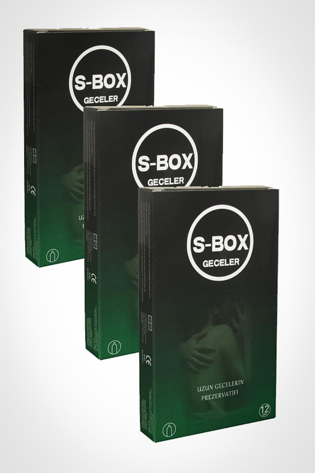 S-Box Night Prezervatif Uzun Geceler Kondomu 36 Adet