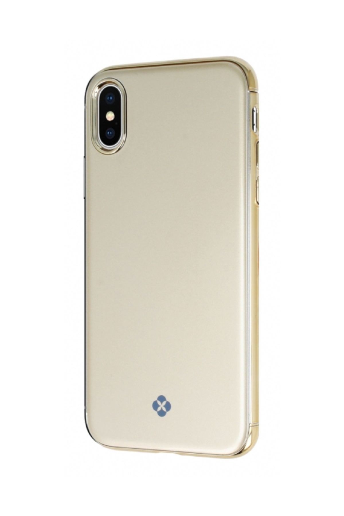 Totu Design Furios iPhone X 3ü 1 Arada Gold Rubber Kılıf