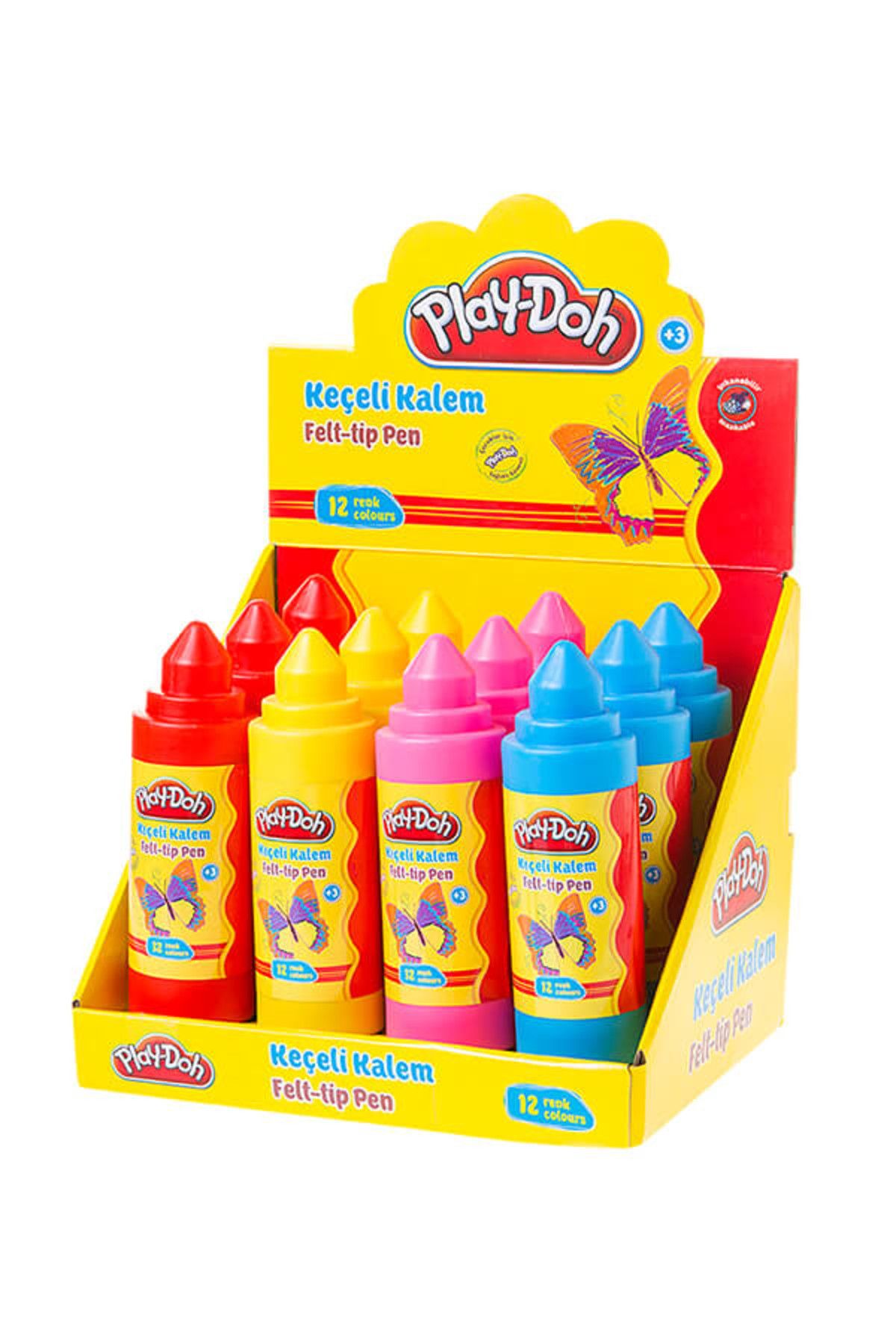 Play Doh Play-doh 12 Renk Keçeli Kalem 5 Mm Ke012