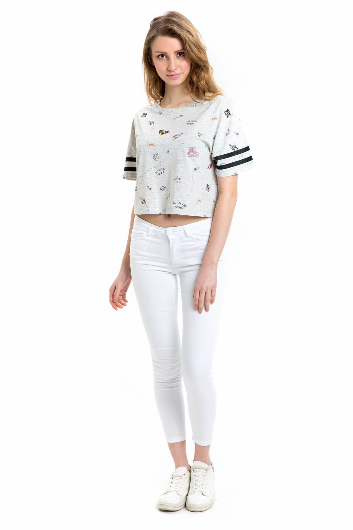 LC Waikiki Genç Kız Beyaz Pantolon 8S1861Z8